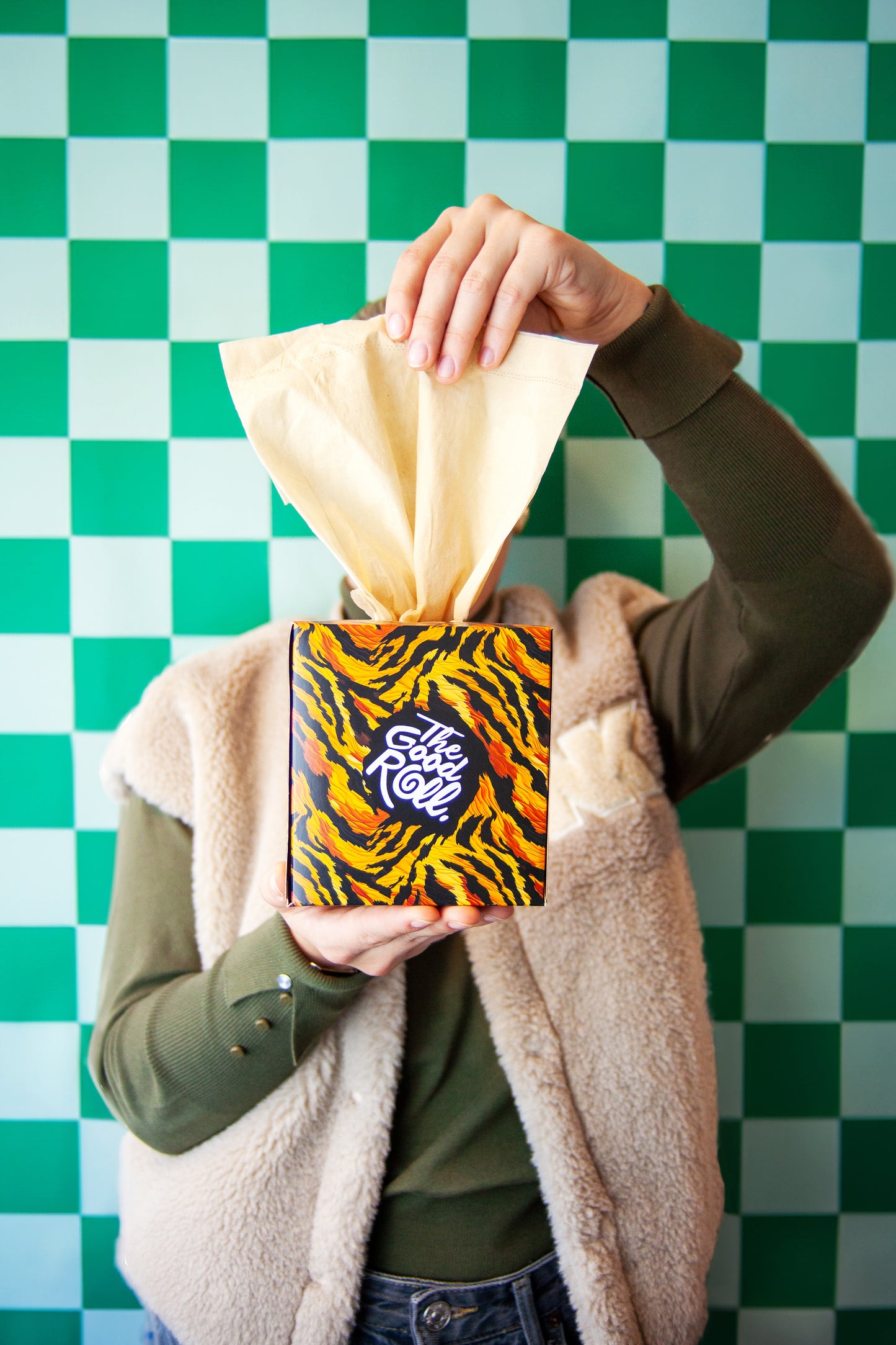 Facial tissues The Good Roll Bamboe 3-laags, 60 vel, biologisch afbreekbaar - 2