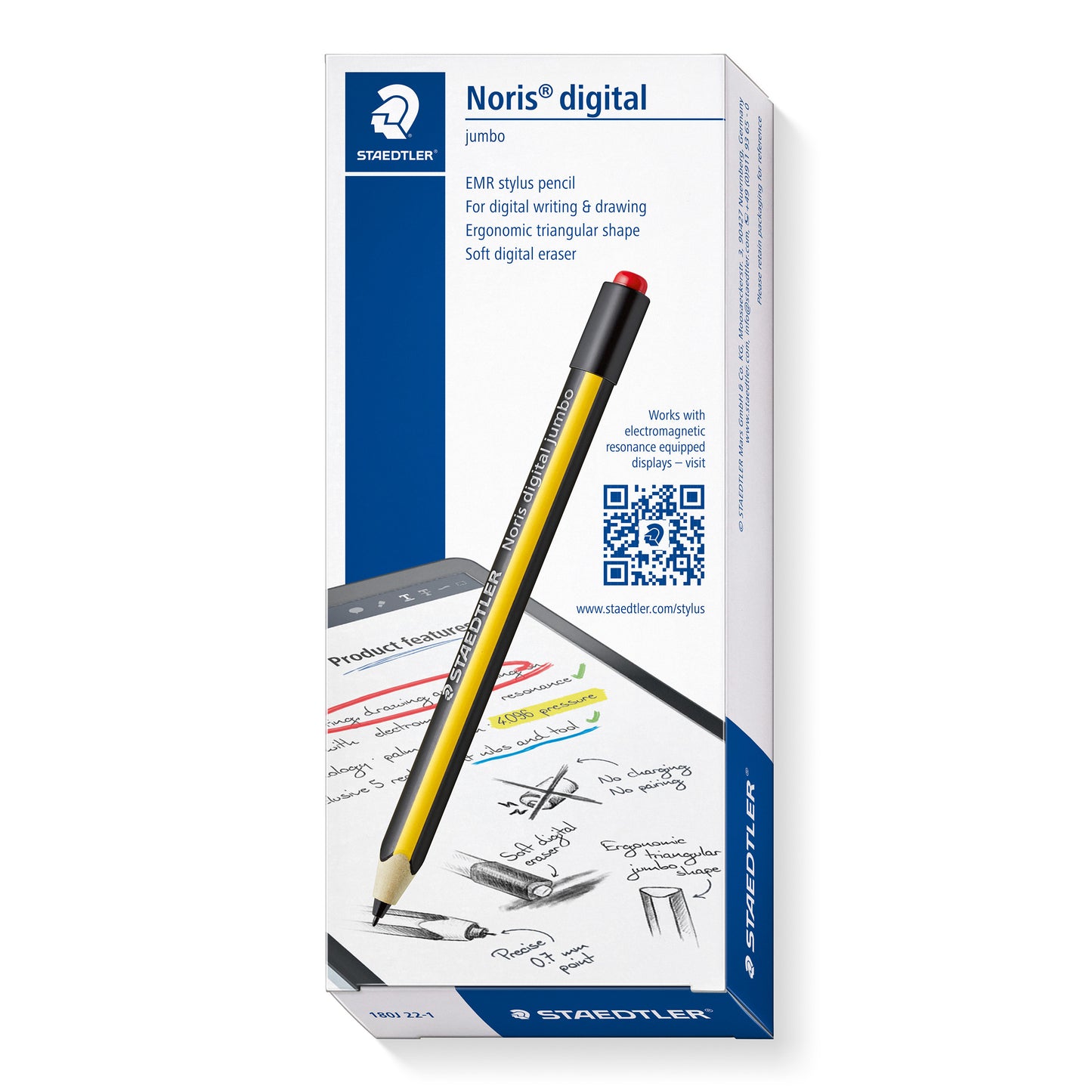 STAEDTLER Noris digital jumbo potlood, compatibel met tablets