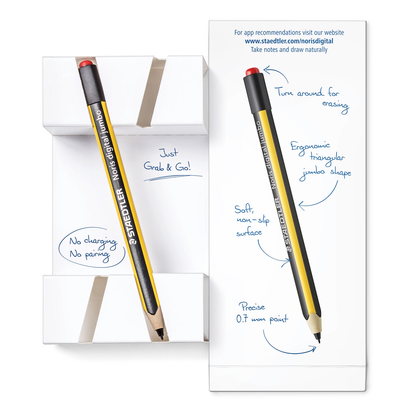 STAEDTLER Noris digital jumbo potlood, compatibel met tablets - 4