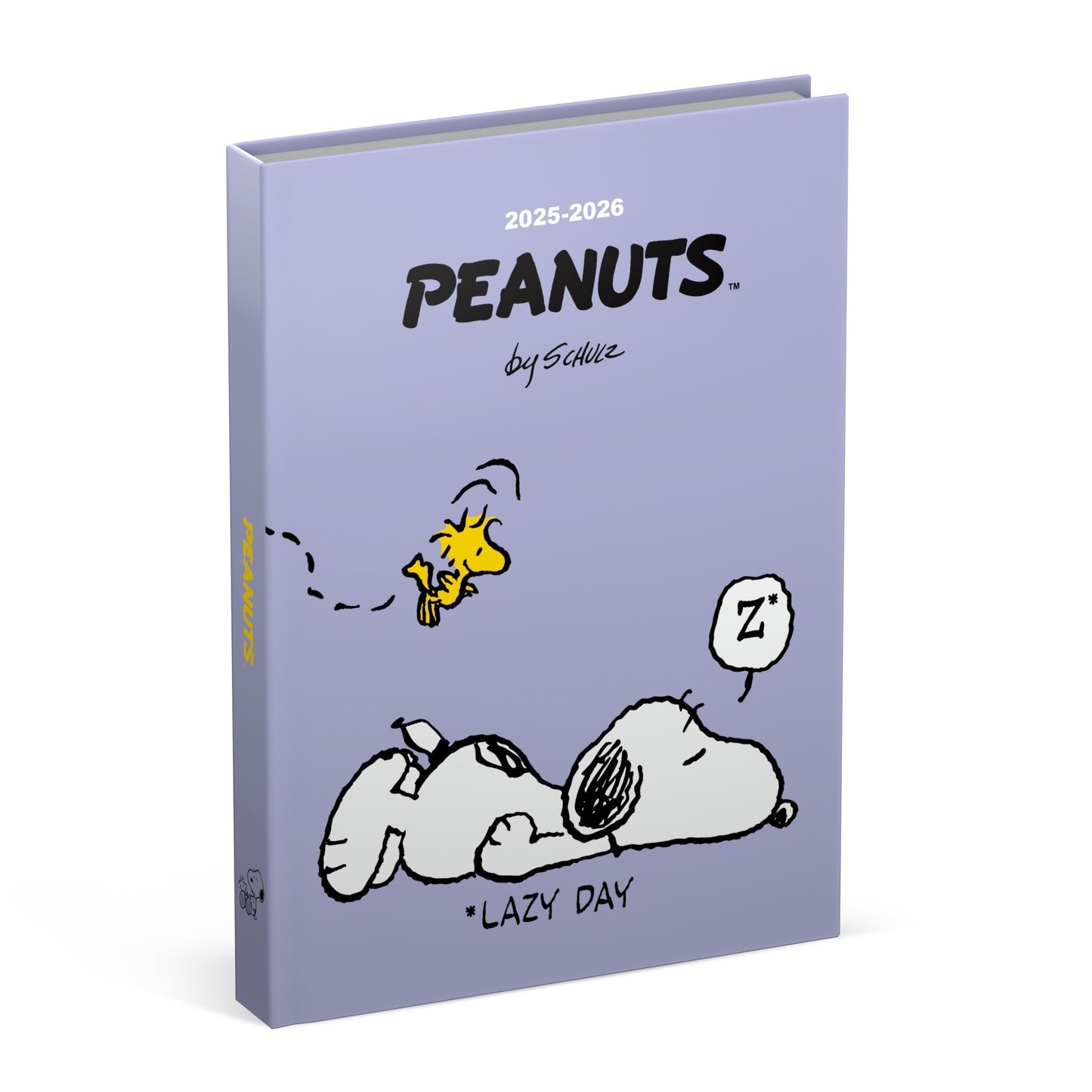 Schoolagenda 2025-2026 Lannoo Snoopy lila, 1 dag per pagina