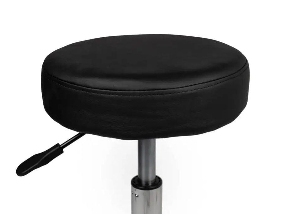 Ergonomische Zwart Tabouret Kruk met Verstelbare Hoogte en Kunstlederen Zitting - 3