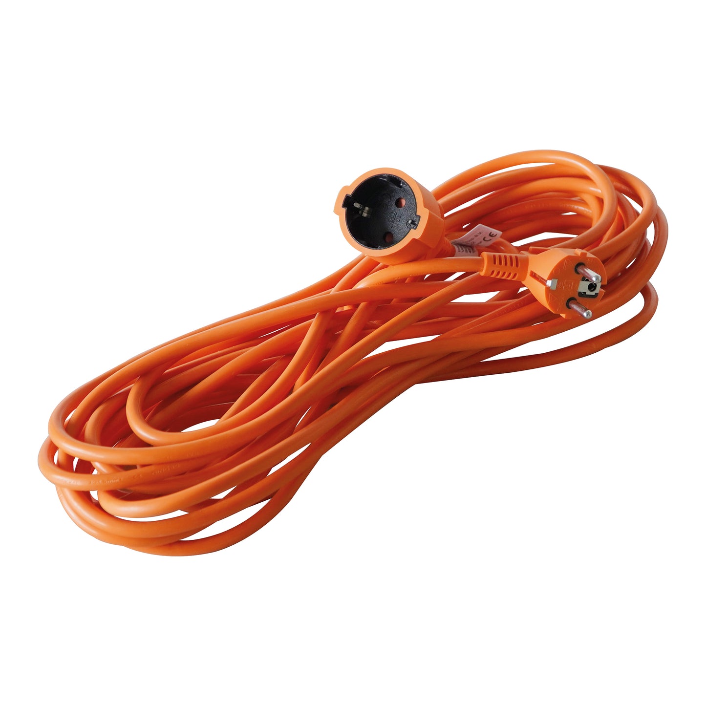 BRASQ 30 meter verlengsnoer, oranje, 16A, 3500W