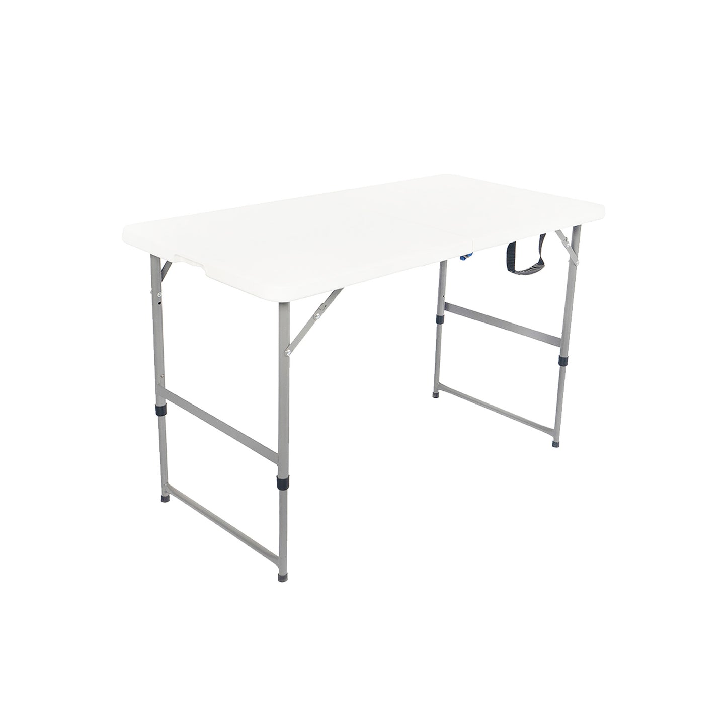Vouwtafel BRASQ 120x60x74cm wit, inklapbaar met 2 hoogtestanden