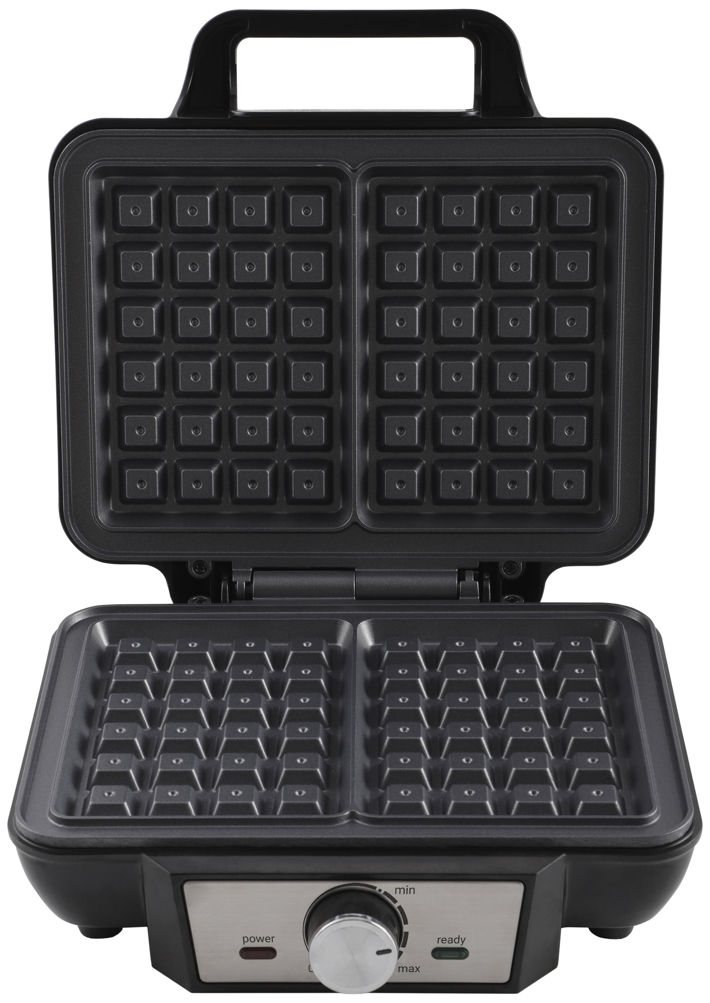 Wafelijzer Tomado voor 2 wafels, verstelbare thermostaat zwart - 2