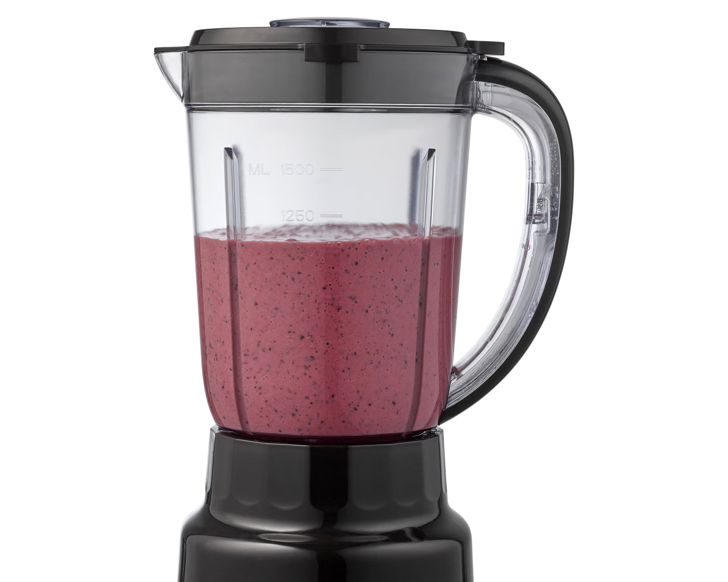 Blender Tomado 1,5 liter, roestvrijstalen mes, zwart - 5
