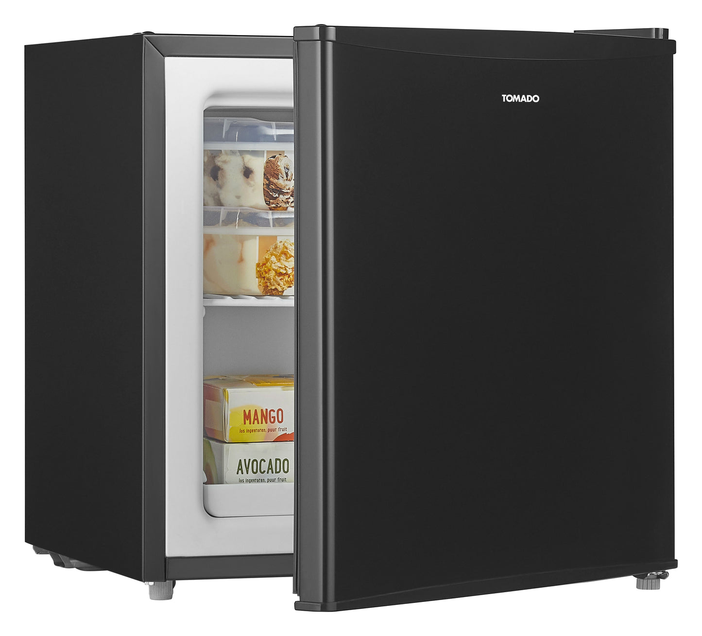 Tomado Mini vriezer 31 liter, zwart, met regelbare thermostaat - 4