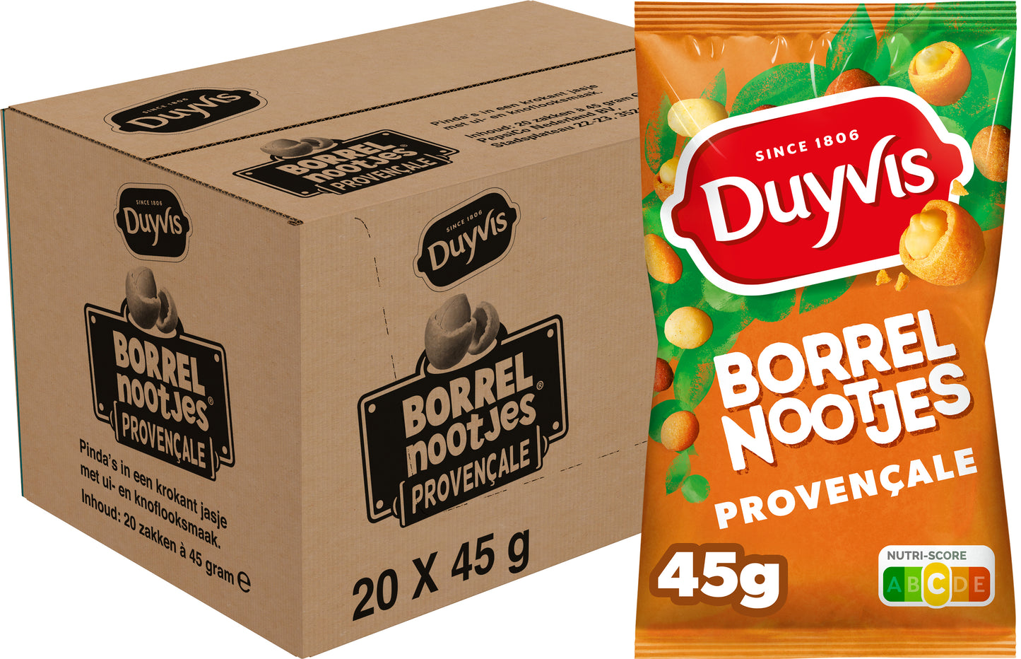 Borrelnootjes Duyvis Provencale 45 g