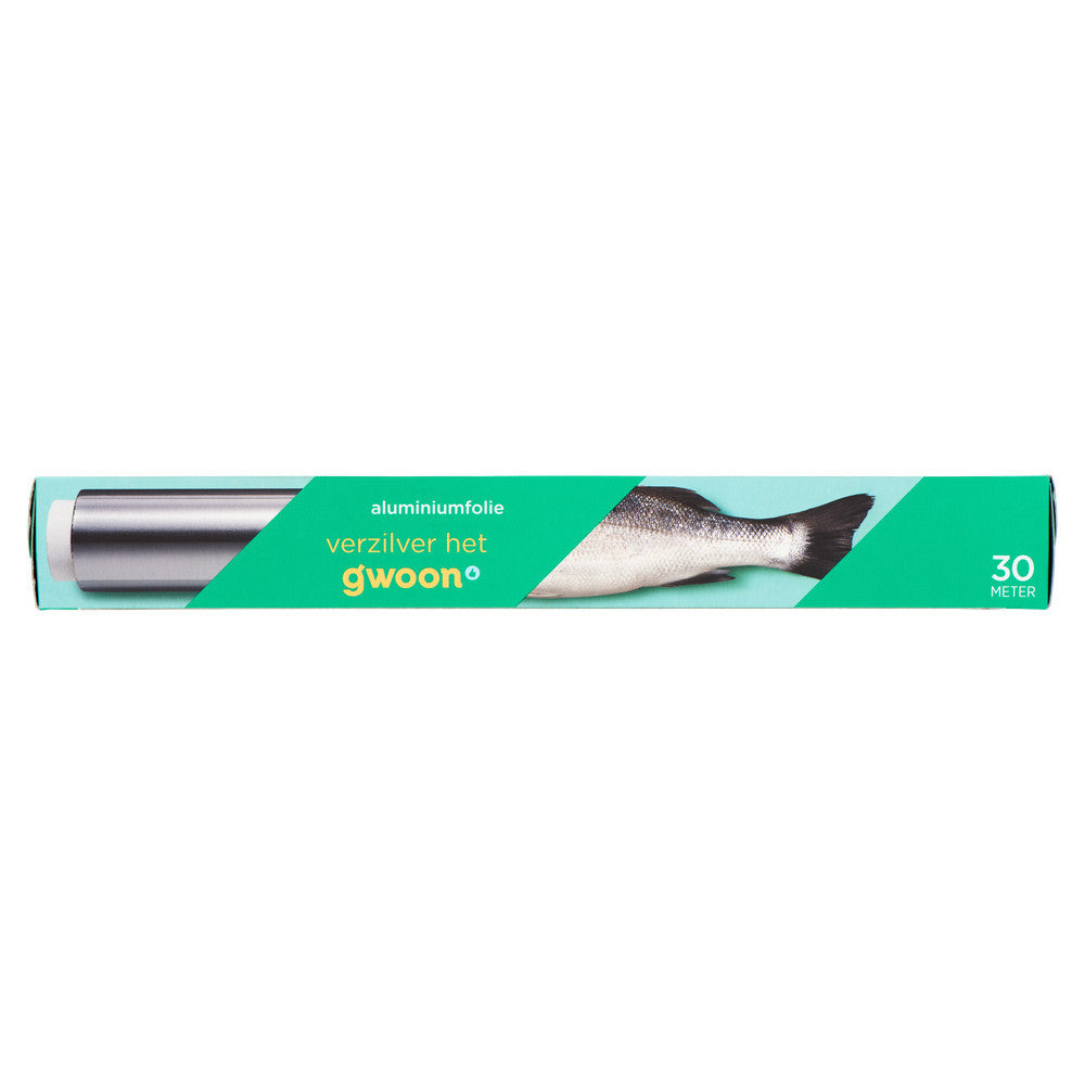 Gwoon Aluminiumfolie 30 meter met afscheurrand