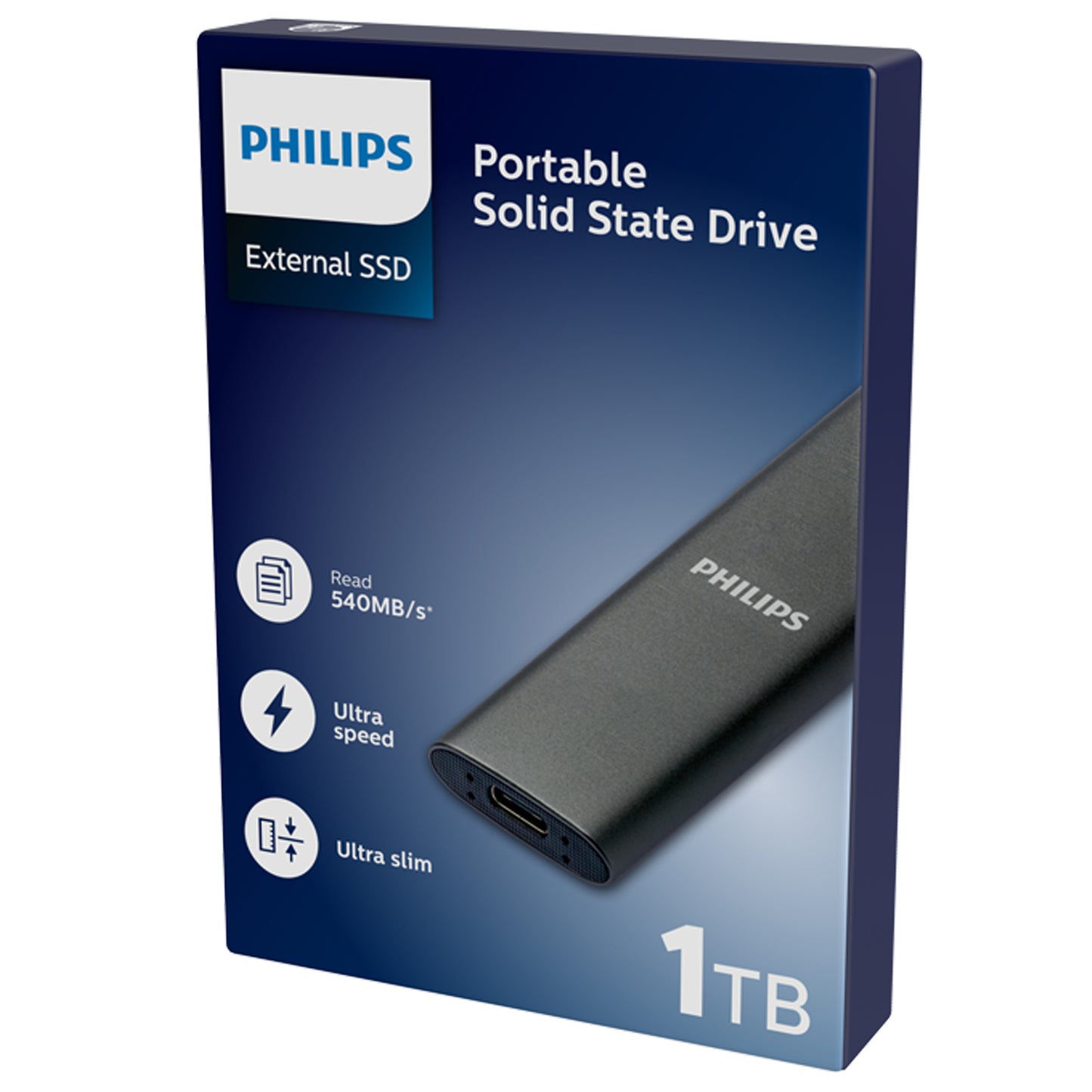 Philips 1TB Ultra Speed externe SSD Space Grey - 2