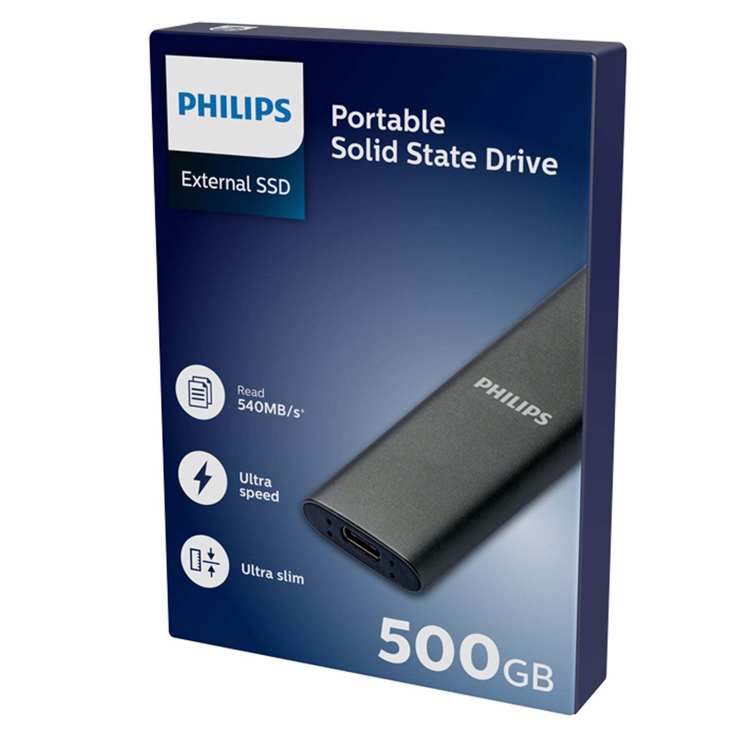Philips 500GB Ultra Speed externe SSD Space Grey - 2