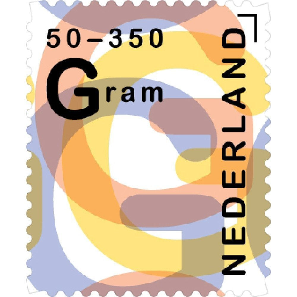 Nederlandse Postzegel 50-350 gram, 5 stuks per Vel - 2