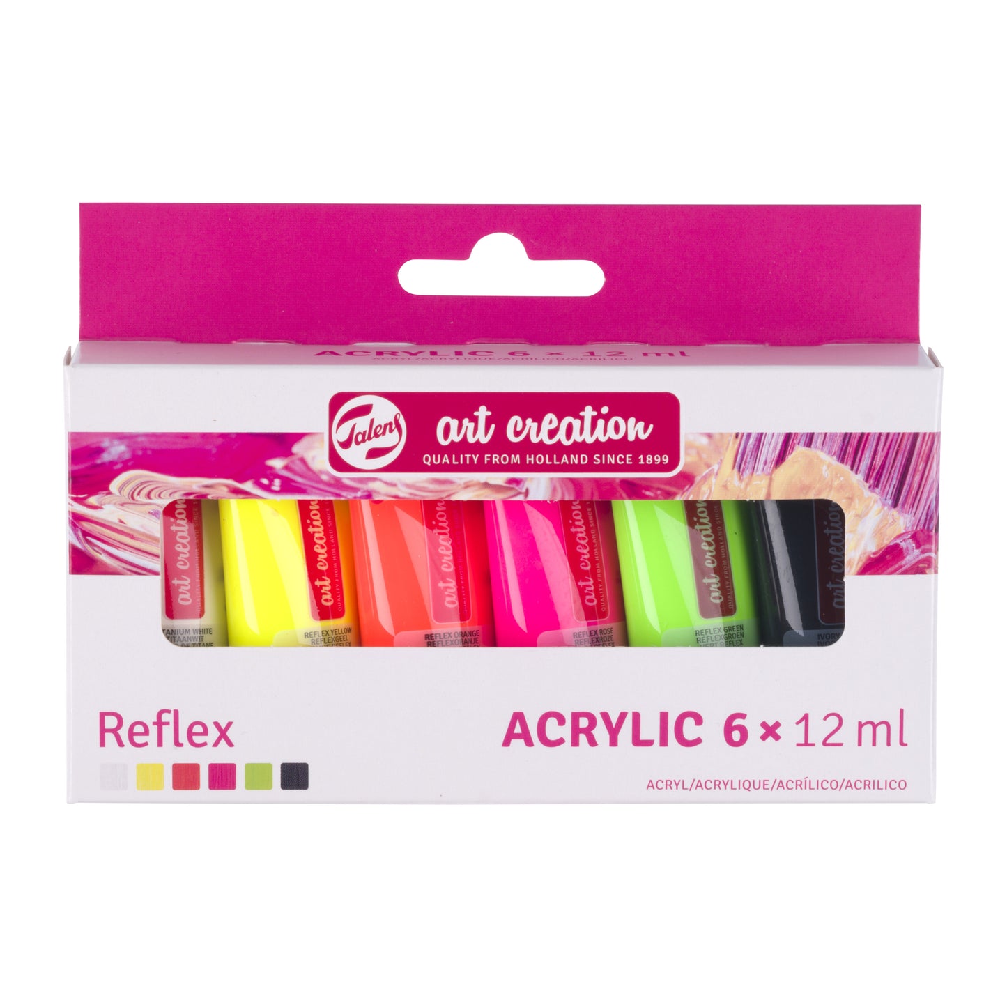 Acrylverf Talens Art Creation set 6 reflexkleuren in tubes