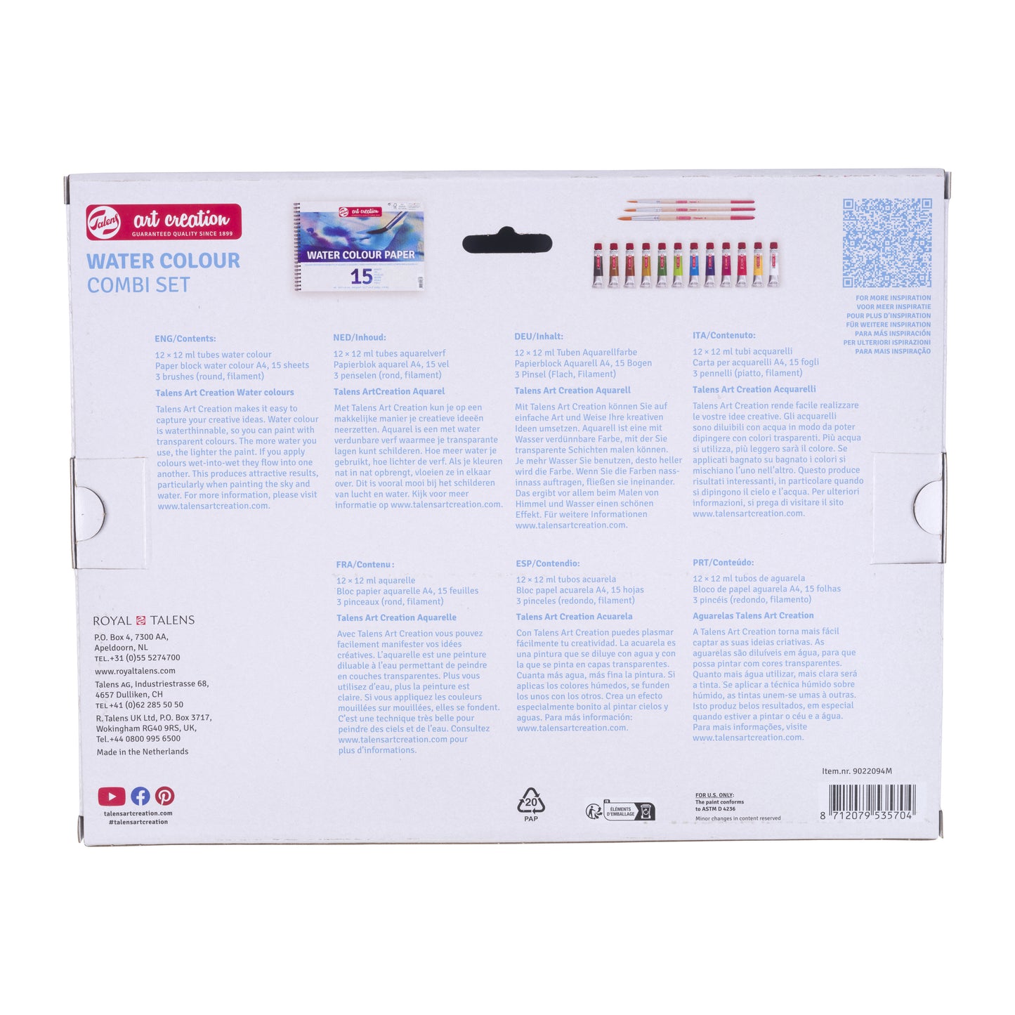 Aquarelset Talens Art Creation aquarel 16-delig - 3