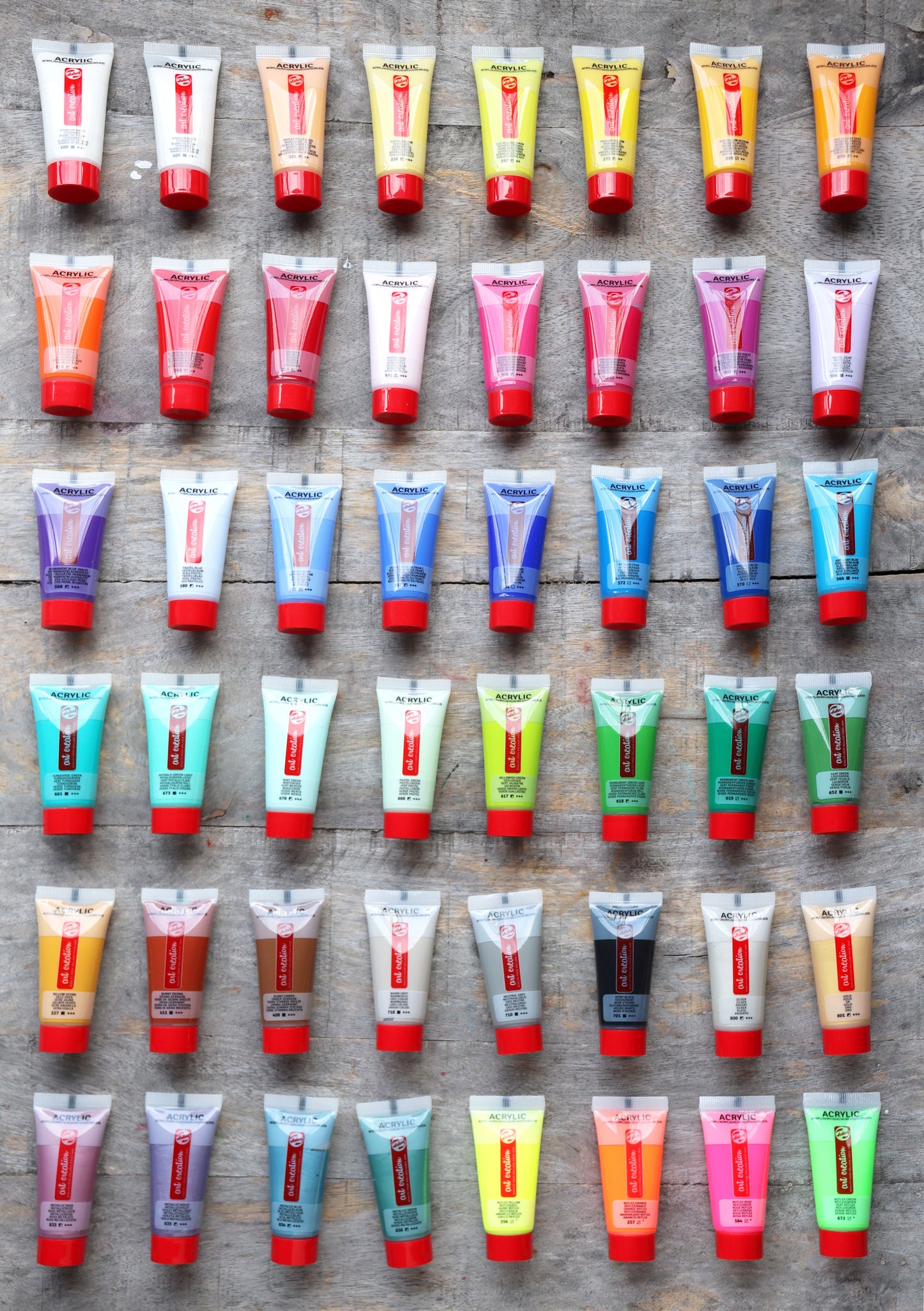 Acrylverf Talens Art Creation set 48 kleuren in 12 ml tubes - 2