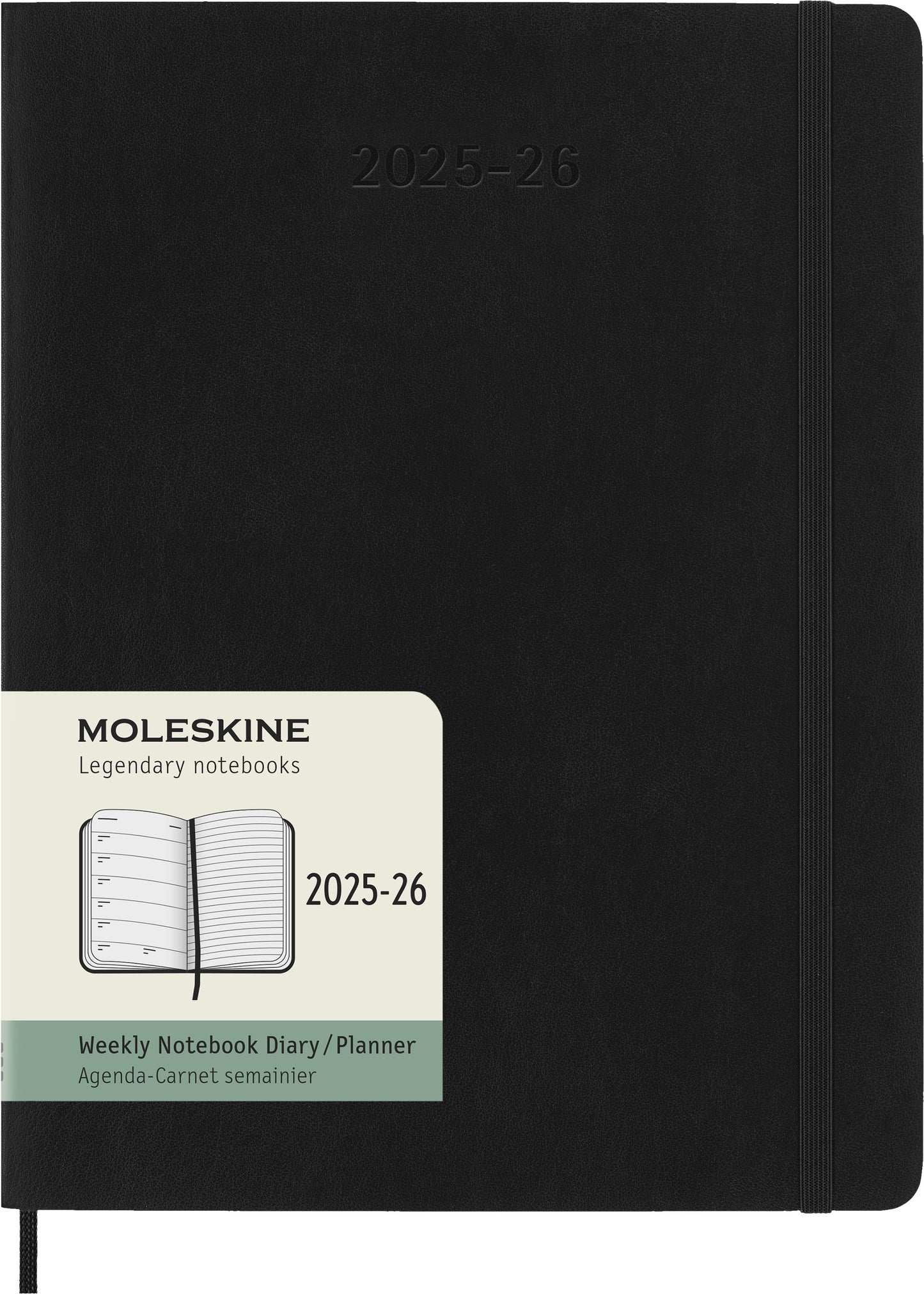 Agenda 18 Maanden Weekly Notebook XL Softcover Zwart - 7