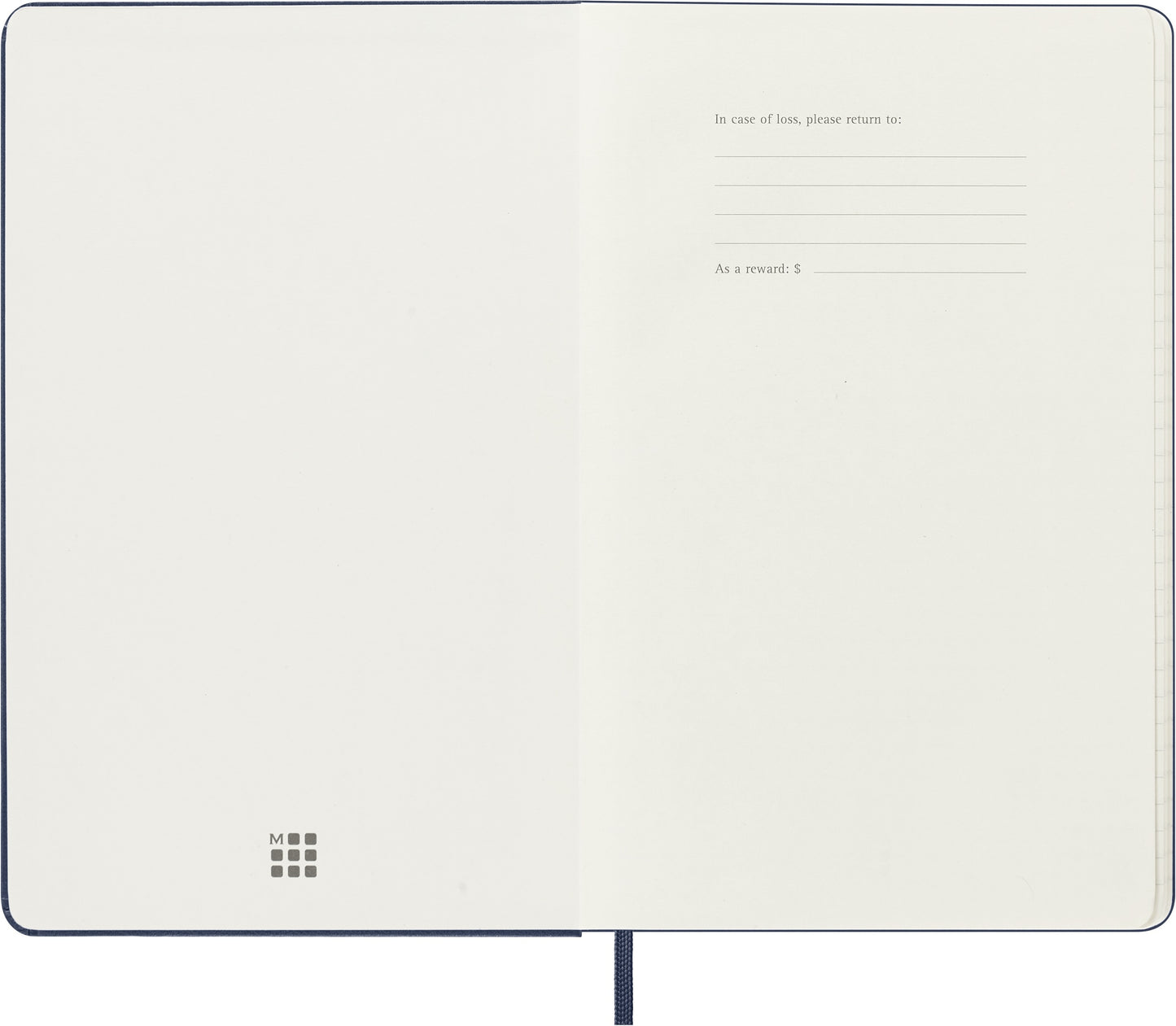 Agenda 18 Maanden Weekly Notebook L-Formaat Hardcover Saphire Blauw - 2