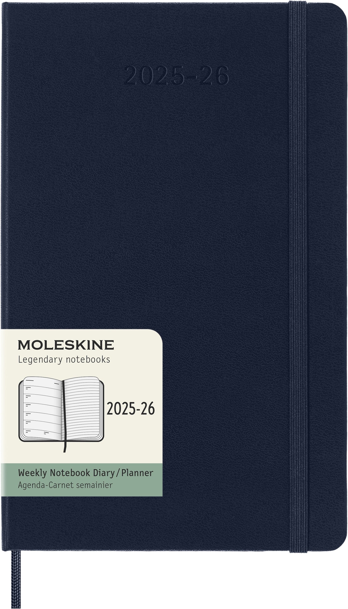 Agenda 18 Maanden Weekly Notebook L-Formaat Hardcover Saphire Blauw - 6