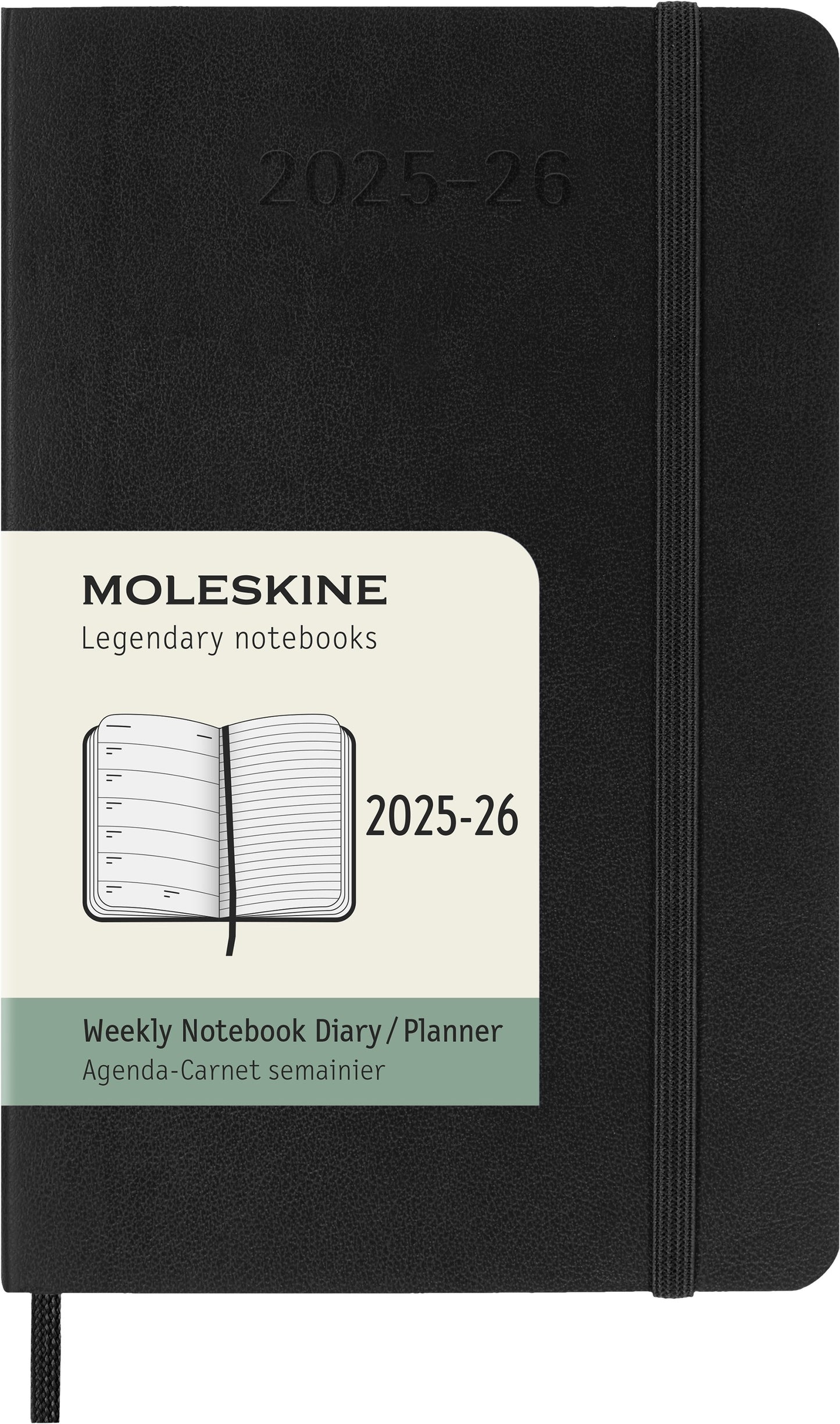 Agenda 18 Maanden Weekly Notebook Pocket Softcover Zwart - 7