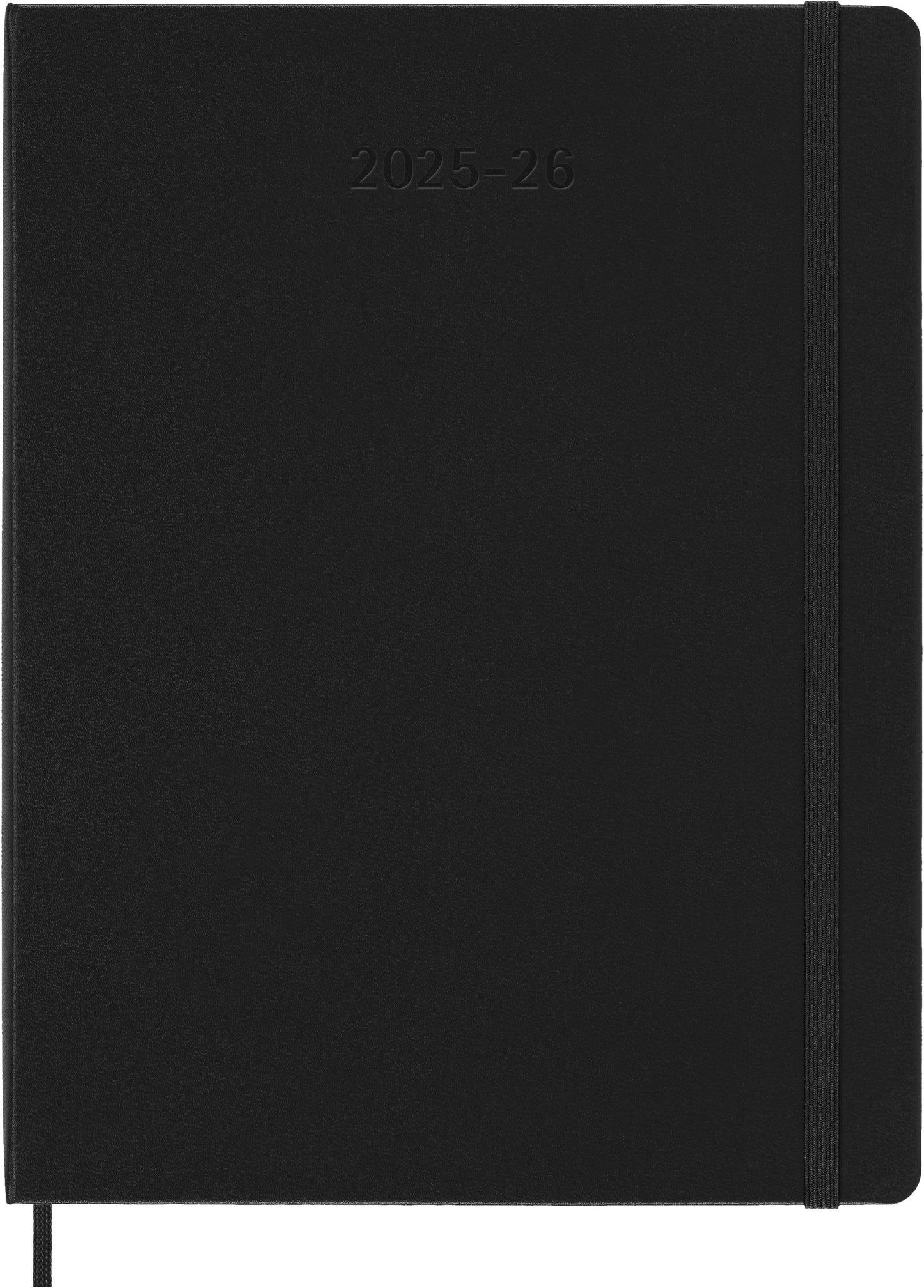 Agenda 18 Maanden Weekly Notebook XL Hardcover Zwart