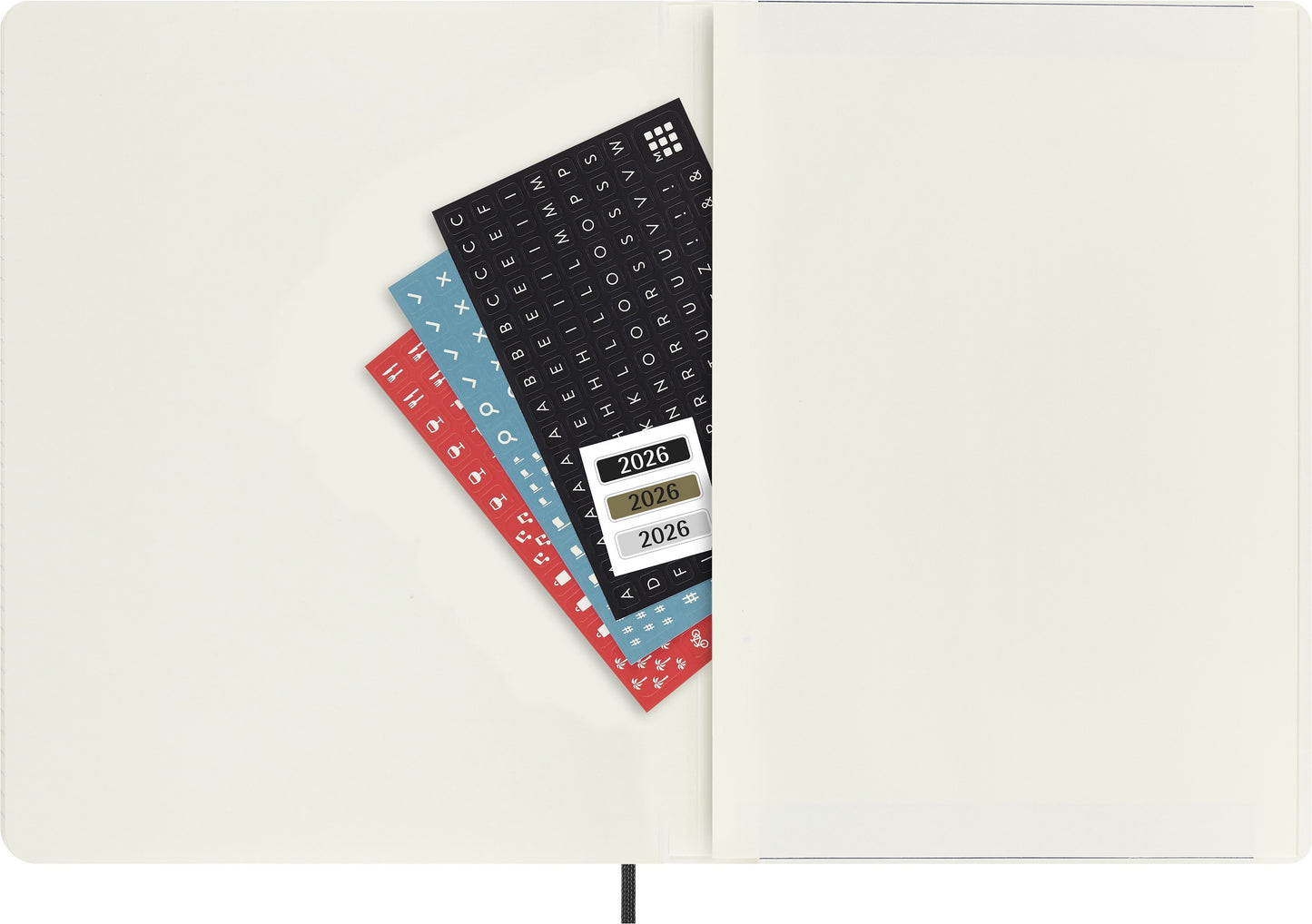 Agenda 2026 Msk Plan Week 7 dagen per week, XL, zwart, hardcover - 5