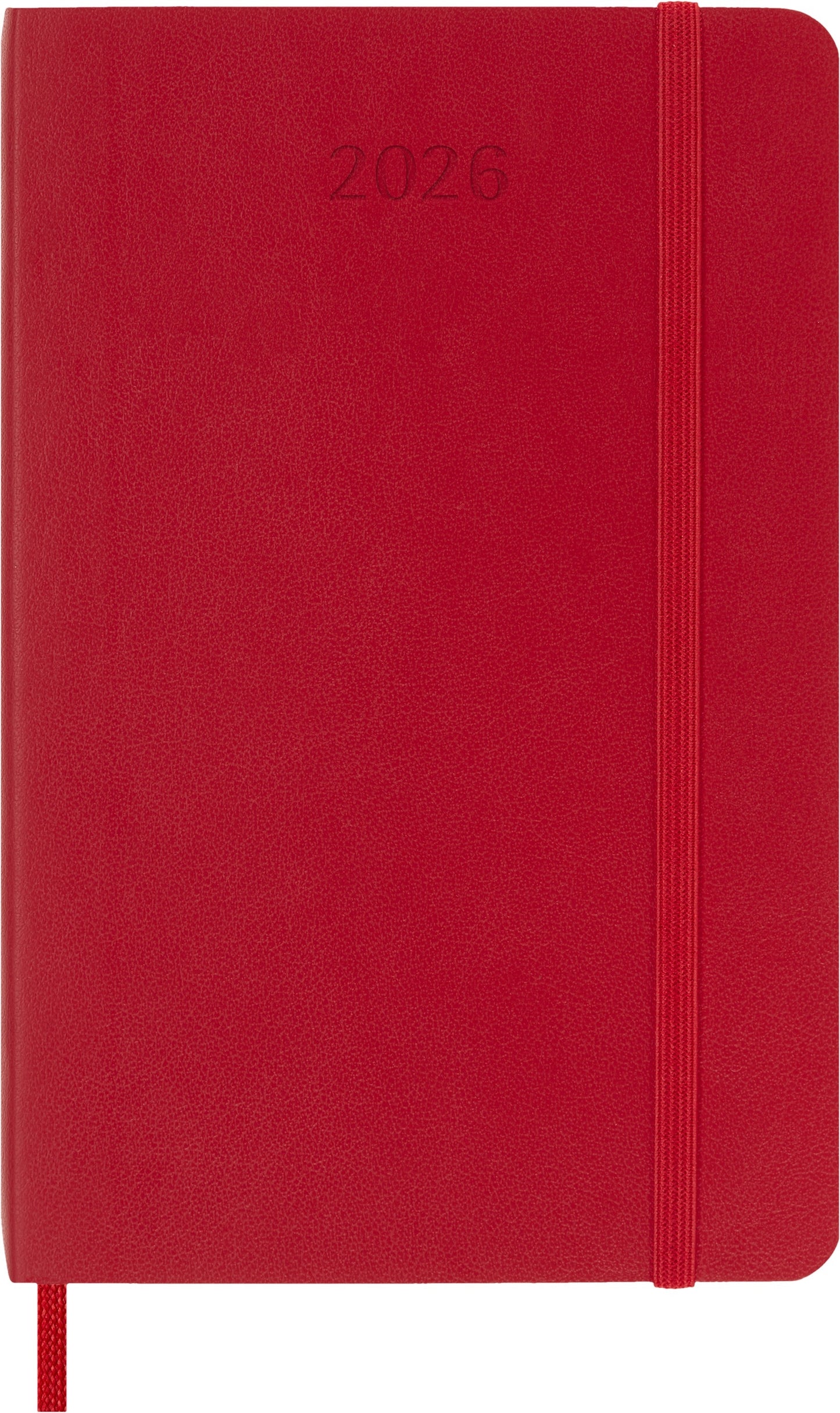 Agenda 2026 Msk Plan Week 7-dagen per pagina, Pocket Scarlet Red
