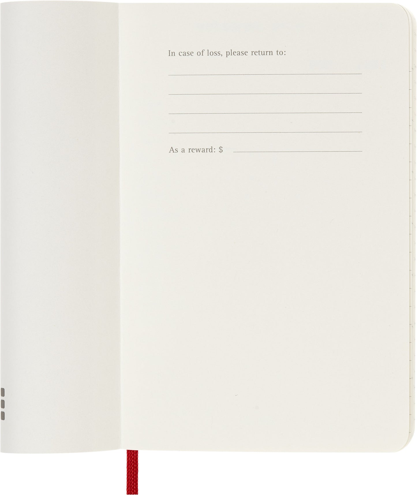 Agenda 2026 Msk Plan Week 7-dagen per pagina, Pocket Scarlet Red - 2