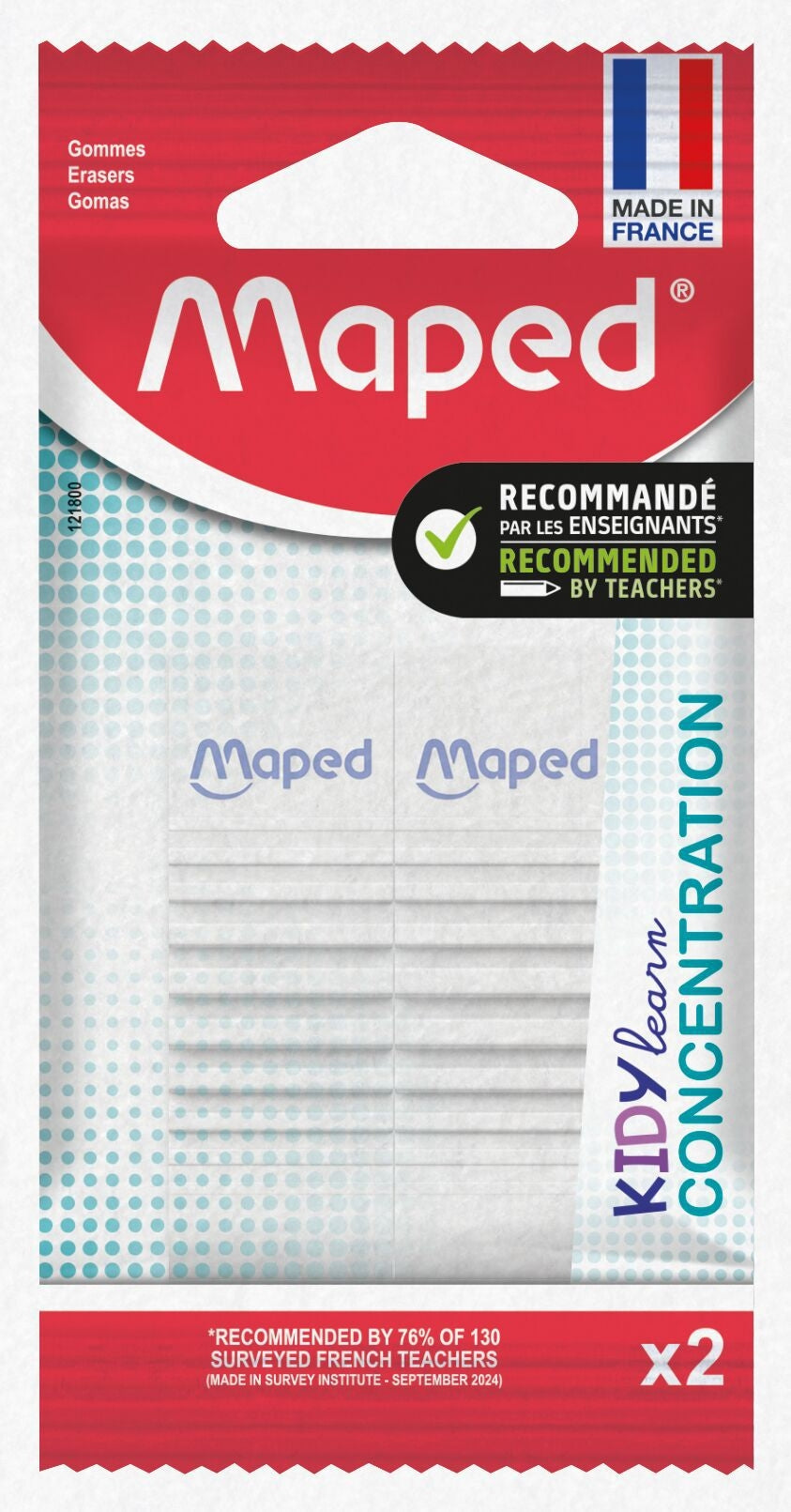 Gum Maped Kidy Learn Concentration 2 stuks