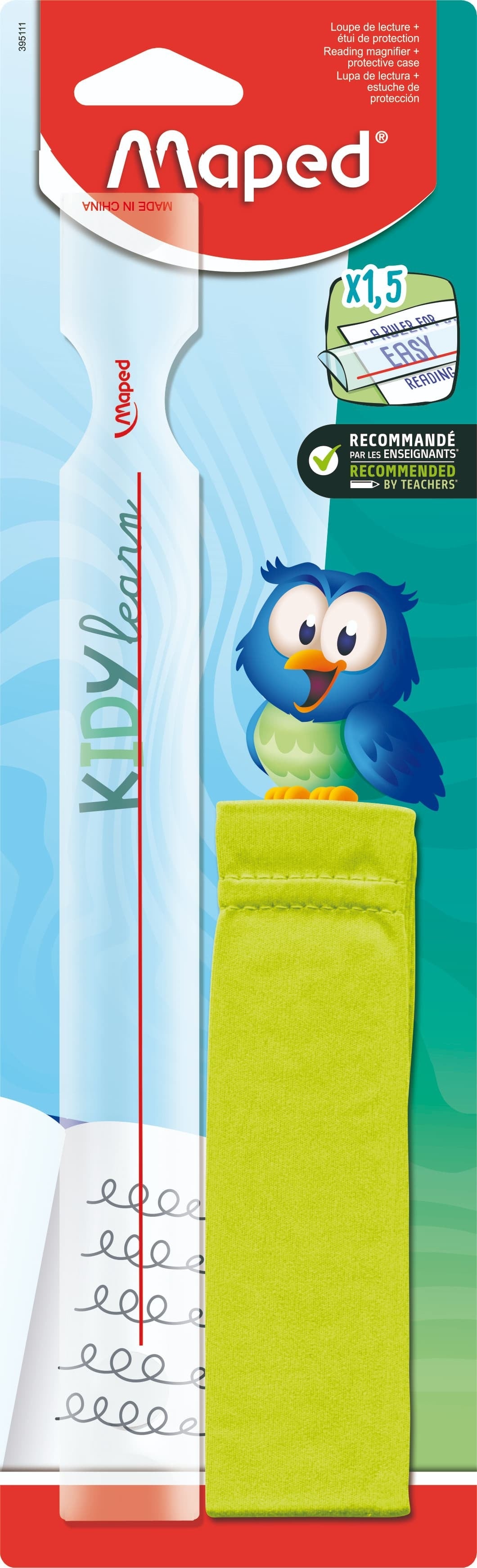 Maped Kiddy Learn Leesloep met Vergroting x 1,5 en x 3
