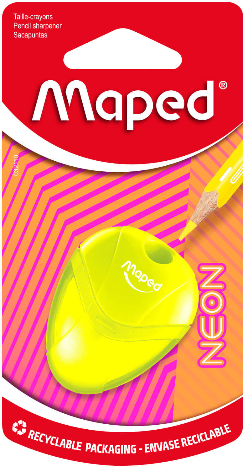 Puntenslijper Maped Neon Igloo 1-Gats Assorti