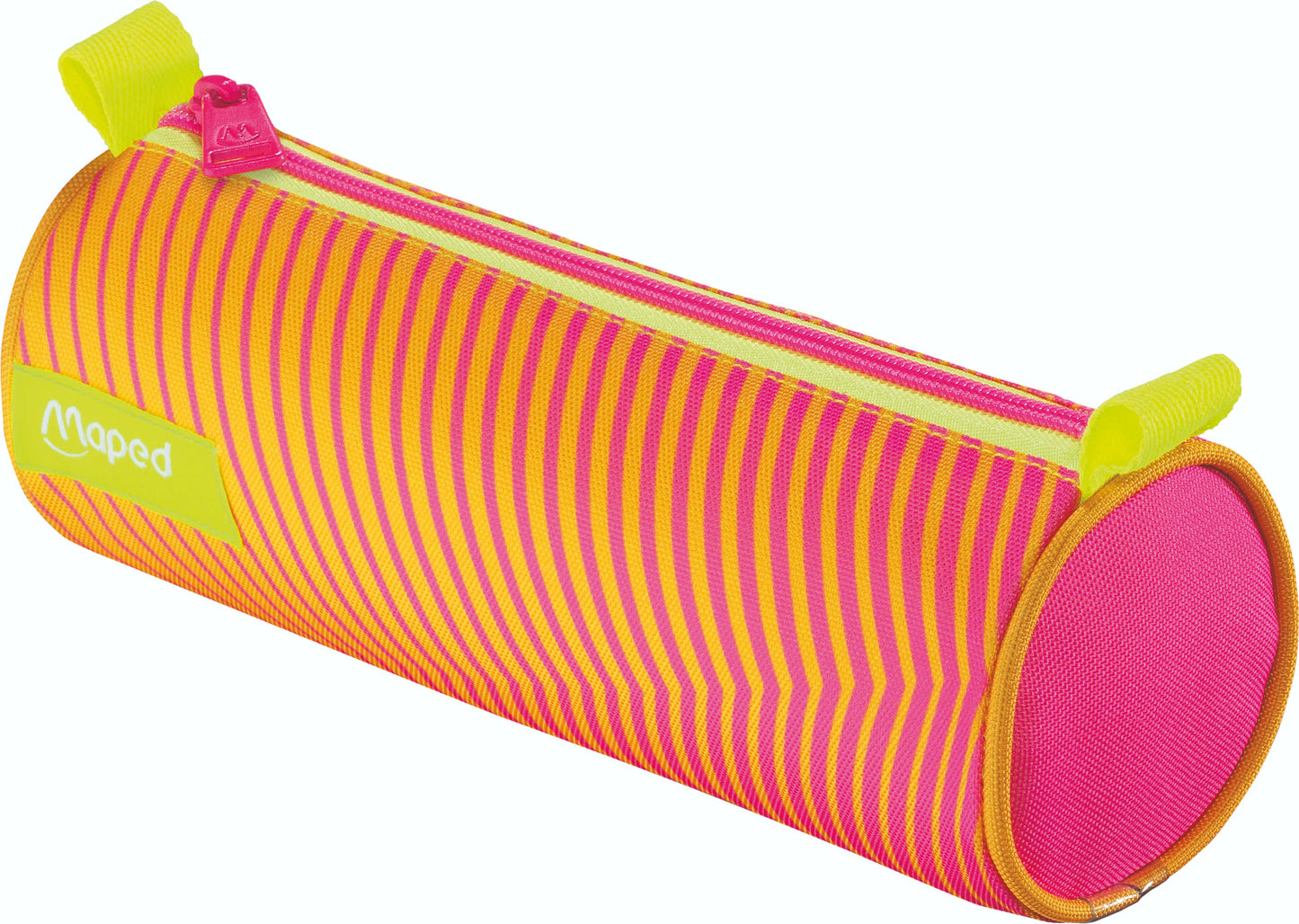 Maped Neon rond pennenetui in oranje en roze, 22,5 cm