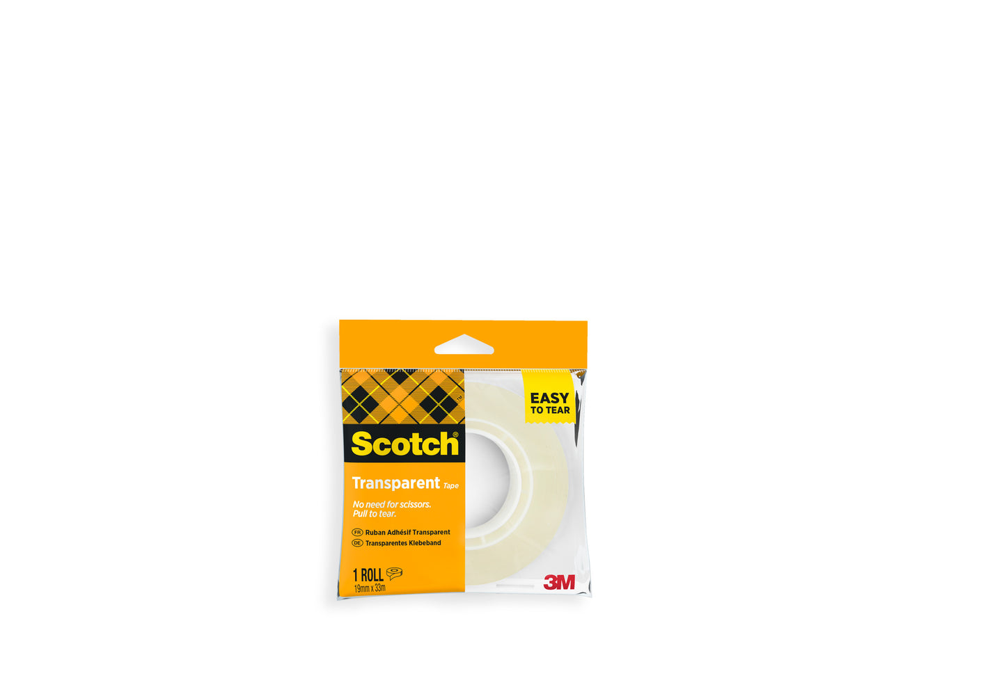 Plakband Scotch 508 19mm x 33m transparant