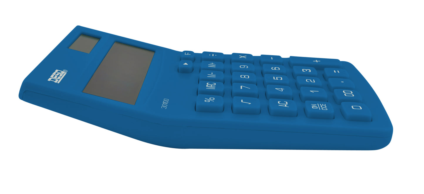 Desq Compact Rekenmachine Navy Blauw - 3