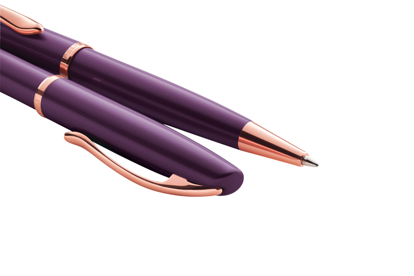 Pelikan Jazz Noble Elegance K36 Balpen in Violet met Goudkleurige Details - 3