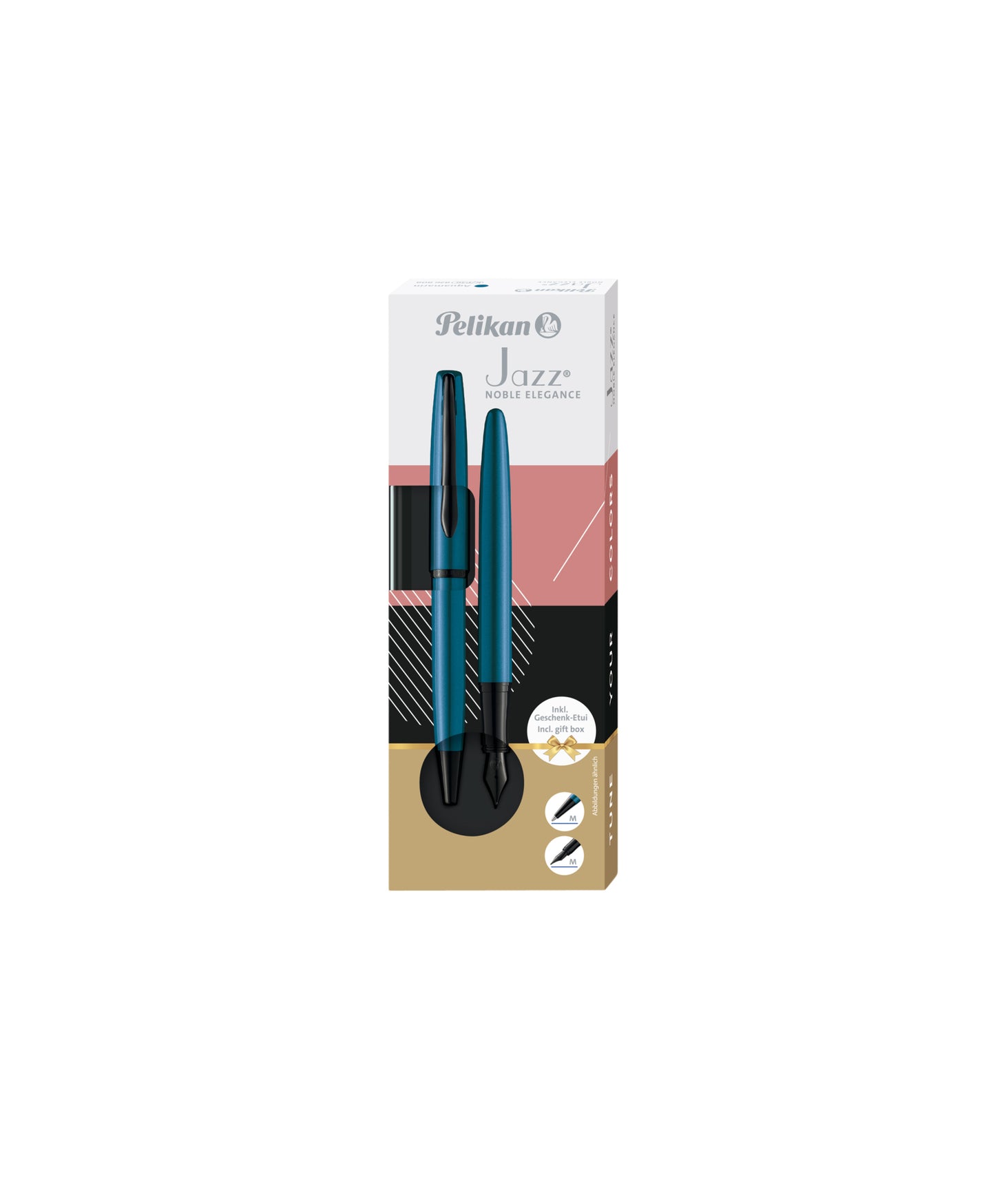 Pelikan Jazz Noble Elegance Schrijfset K36 + P36 blauw