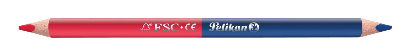 Pelikan Potlood 3mm Tweekleurig Rood/Blauw