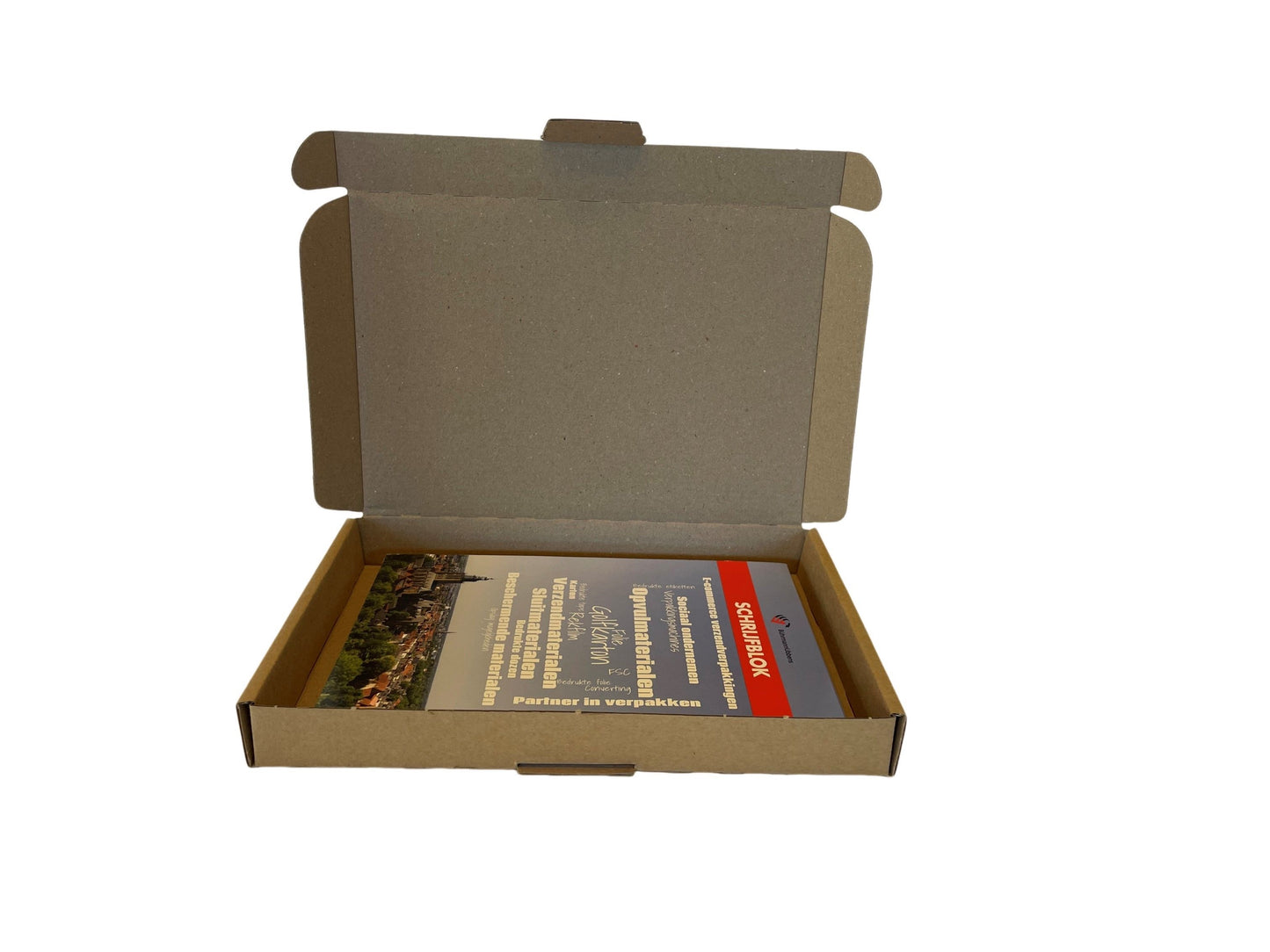 Brievenbusbox IEZZY A6 180x115x28mm van karton in bruin - 2