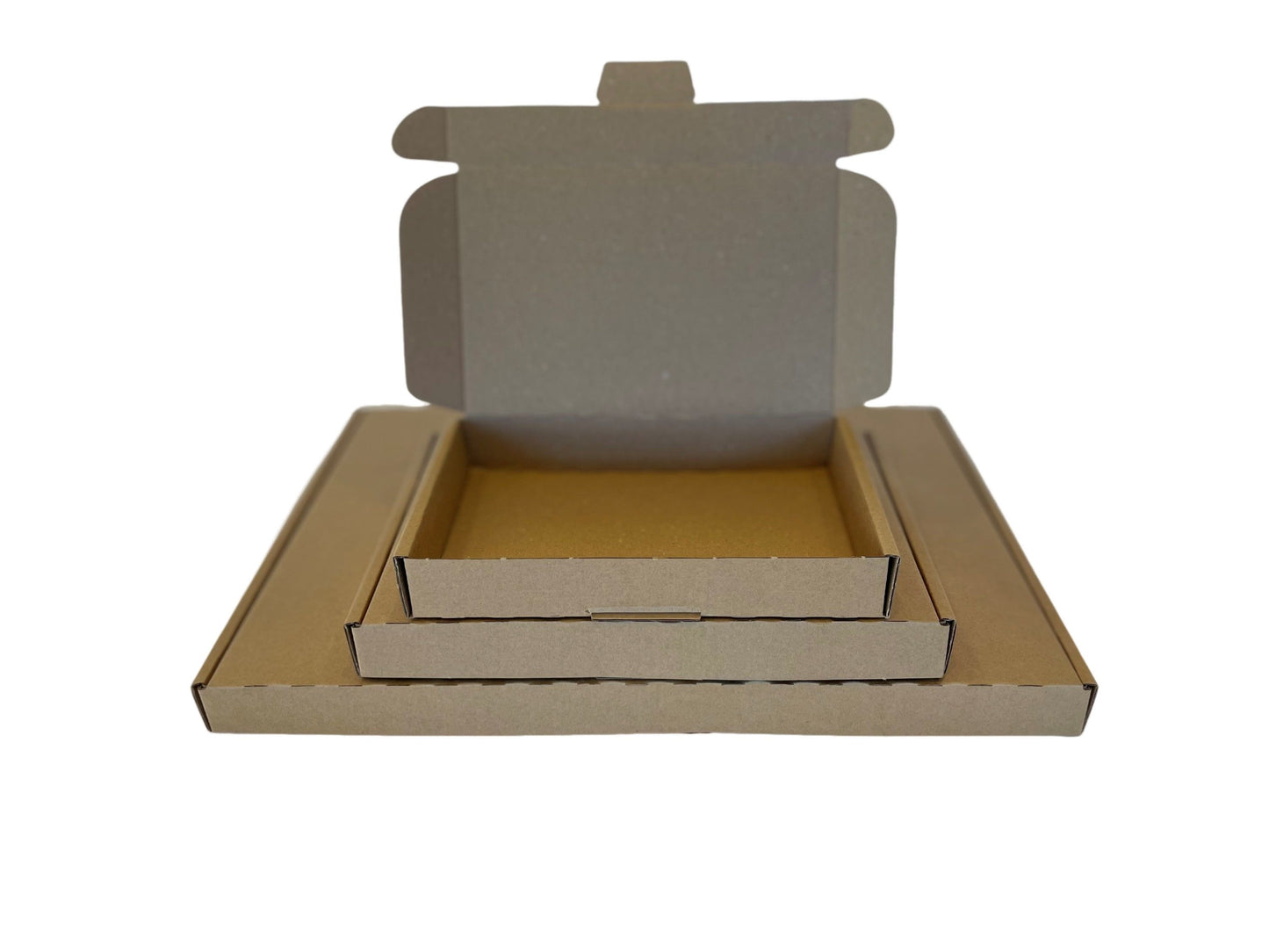 Brievenbusbox IEZZY A6 180x115x28mm van karton in bruin - 4