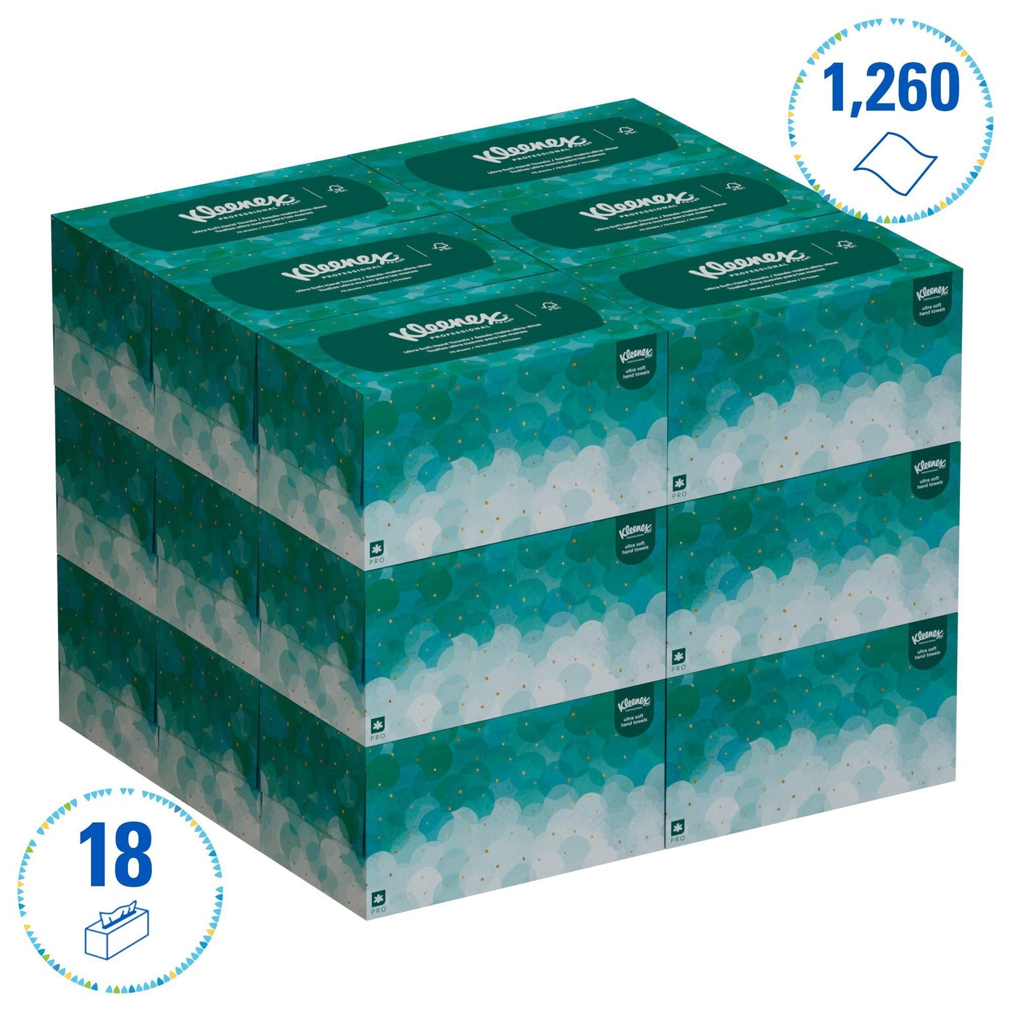 Kleenex Ultra Popup 1-laags papierhanddoek 70 vel - 3