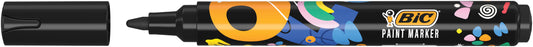 BIC Intensity Paint Marker Zwart, Waterbasis, 4,5mm Medium Punt