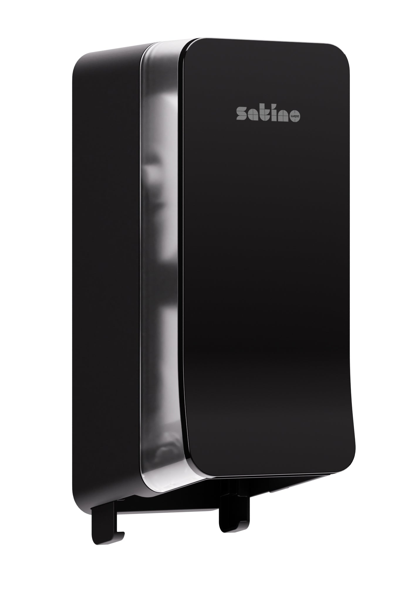 Satino Hyginity Systeem Toiletpapierdispenser Zwart voor Grote Rollen