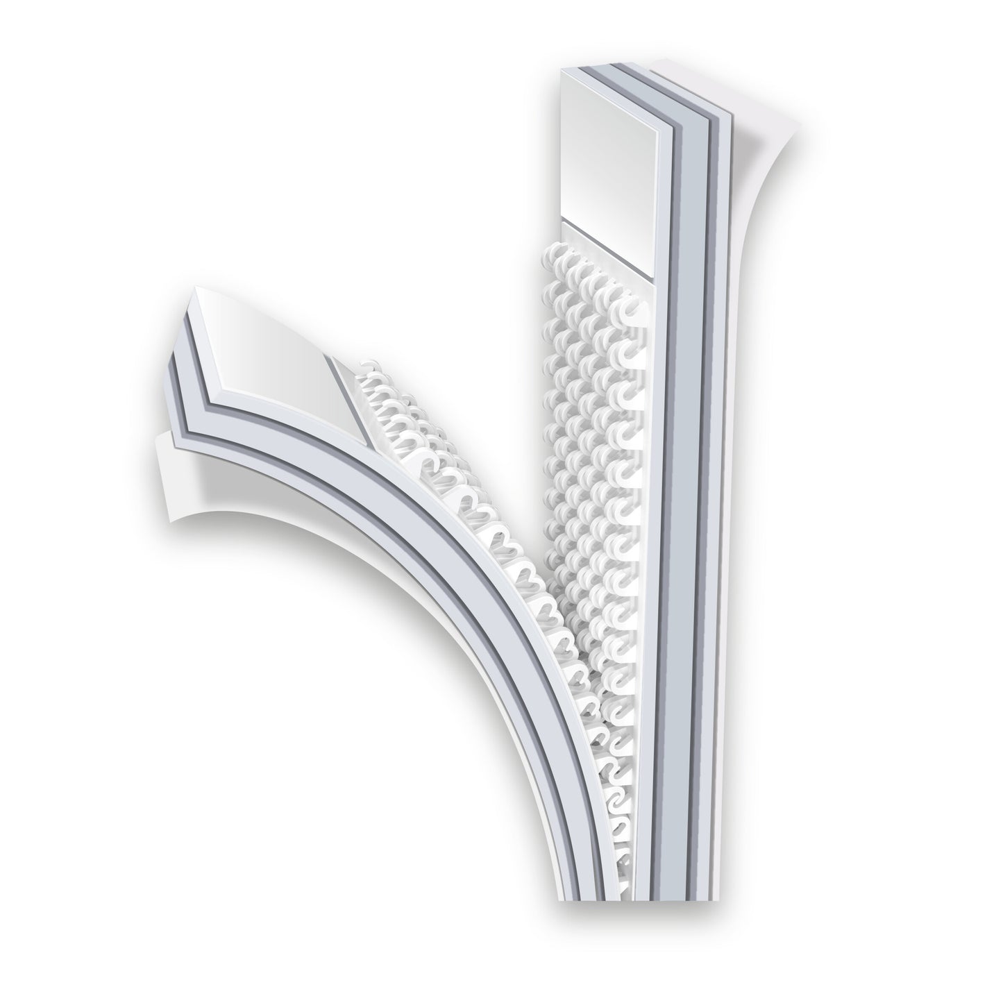 Kleefstip tesa Powerstrips Click Medium, 4 paar wit - 4