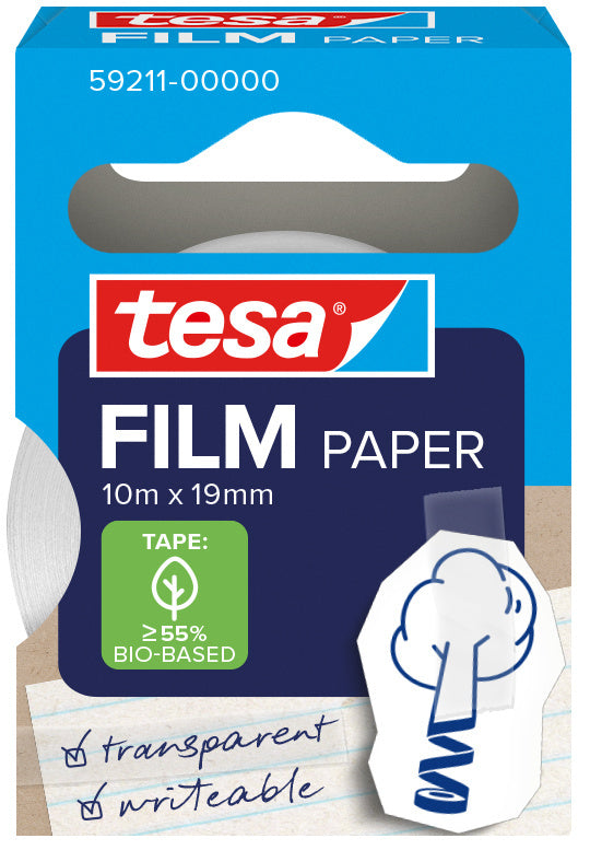 Plakband tesafilm Papier 19mm x 10m