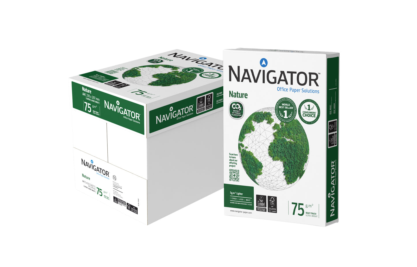 Kopieerpapier Navigator Nature A4 75 g wit 500 vellen - 3