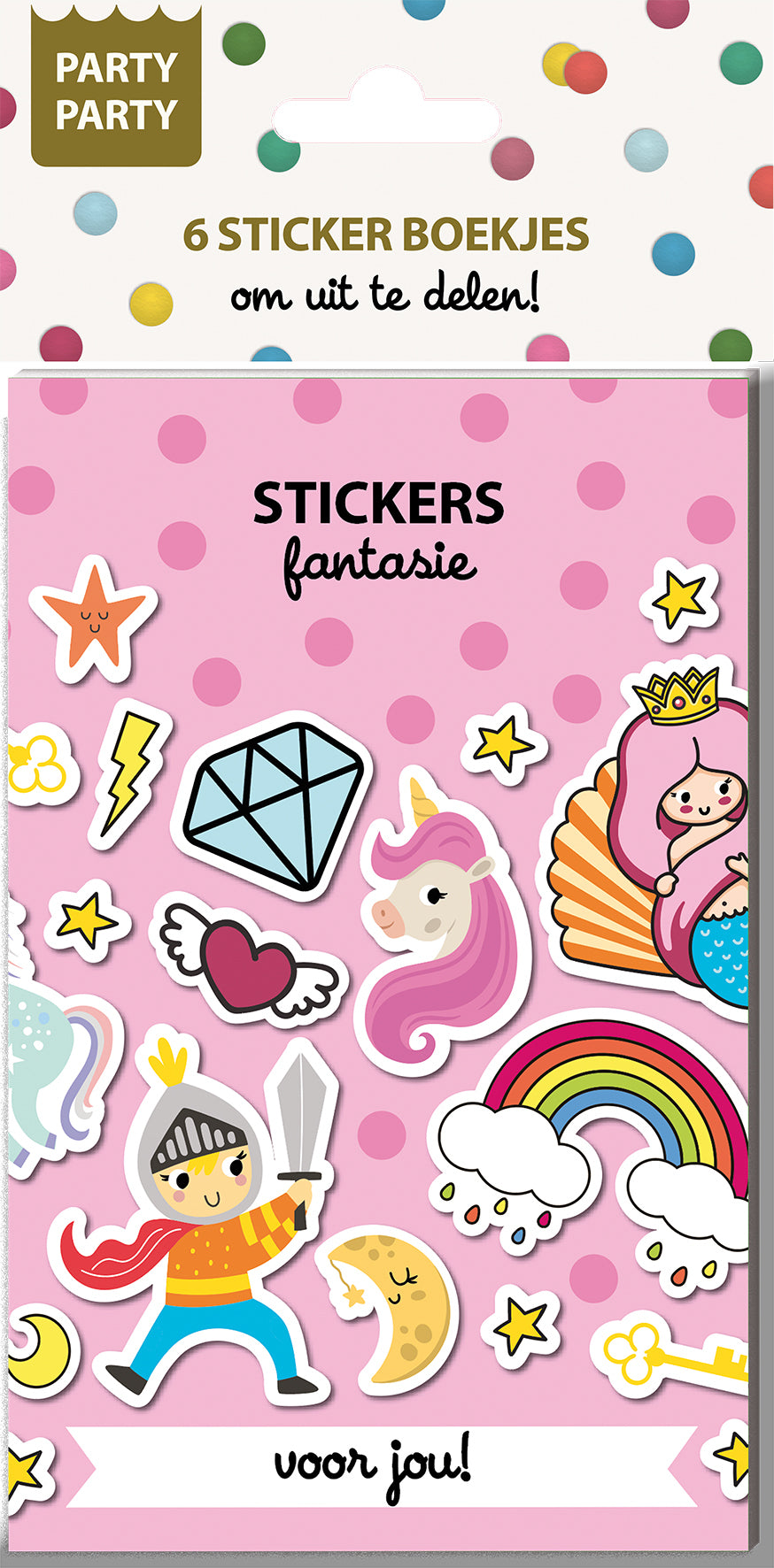 Party Party 6 Stickerboekjes Fantasie Interstat