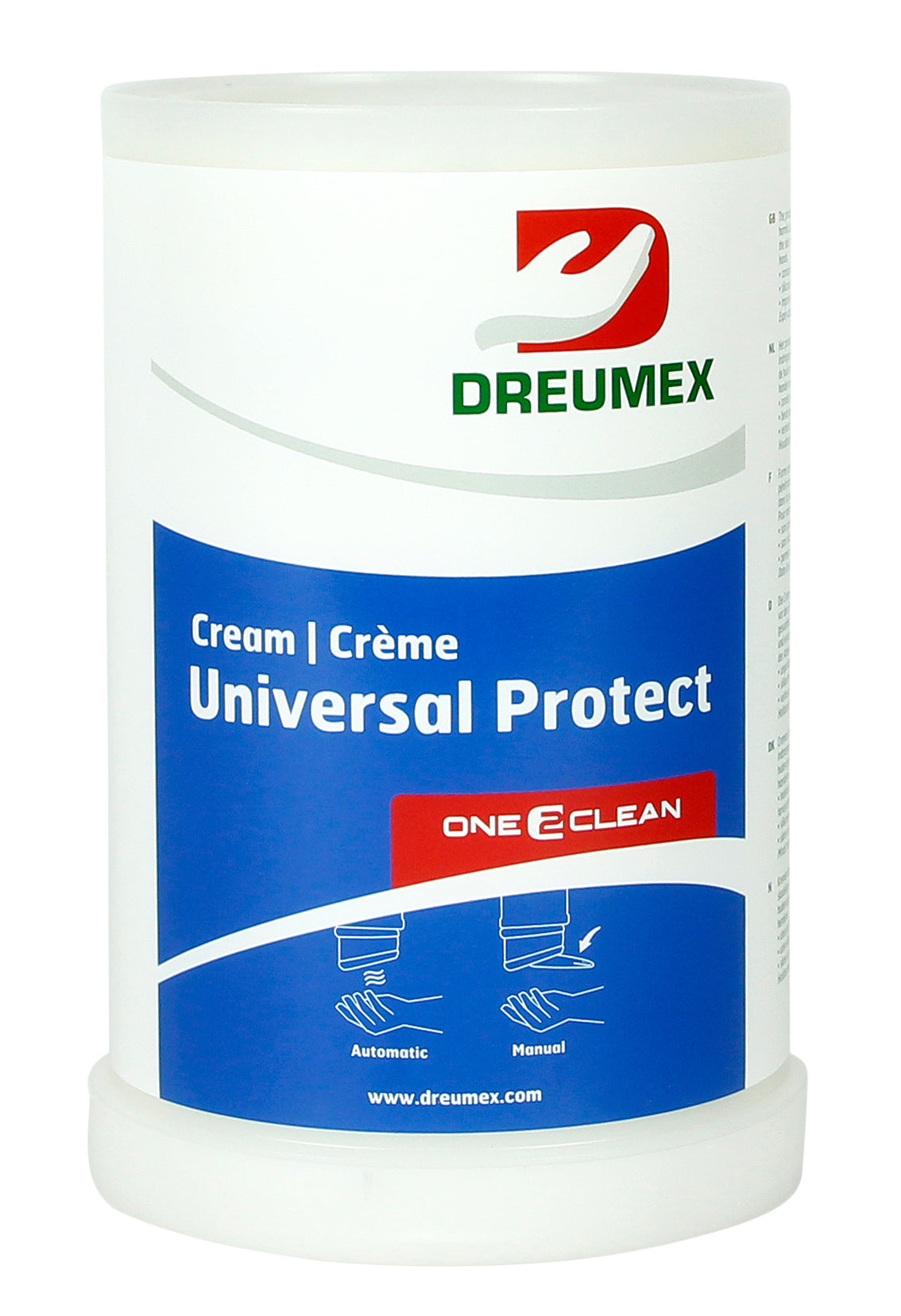 Dreumex Universal Protect One2clean Handbeschermingscrème 1,5L