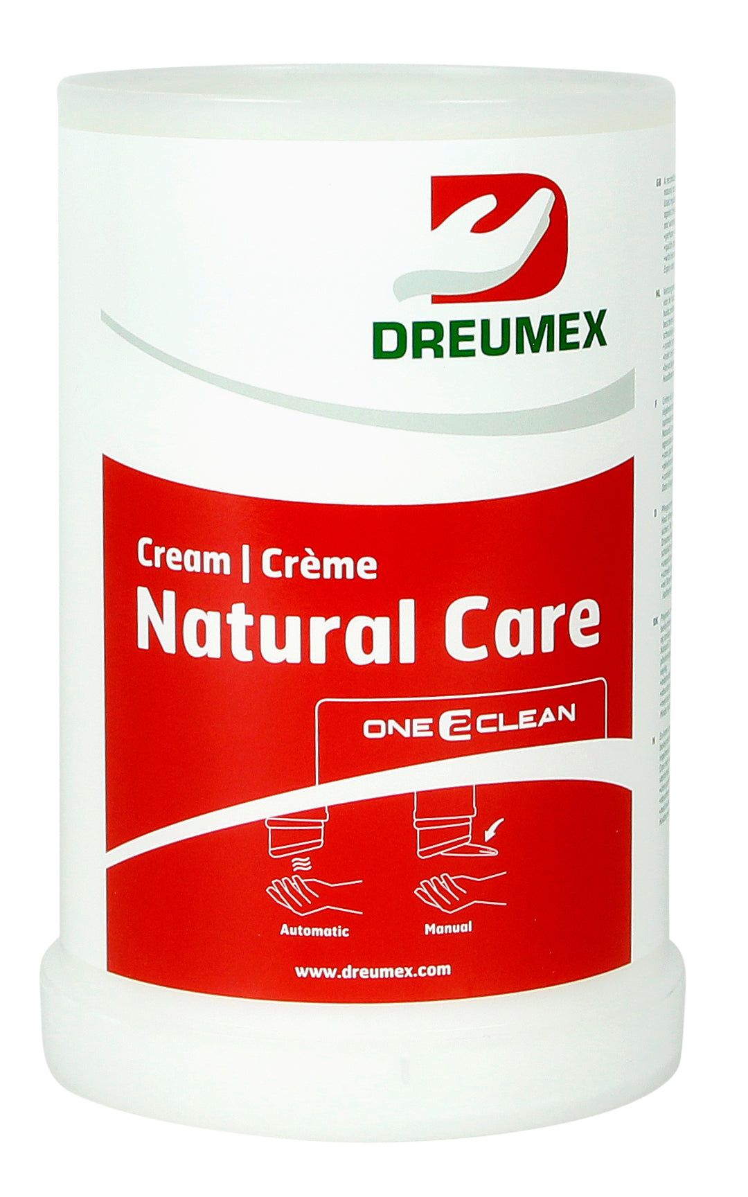 Handcreme Dreumex Natural Care One2clean 1,5L - Hydratatie en bescherming