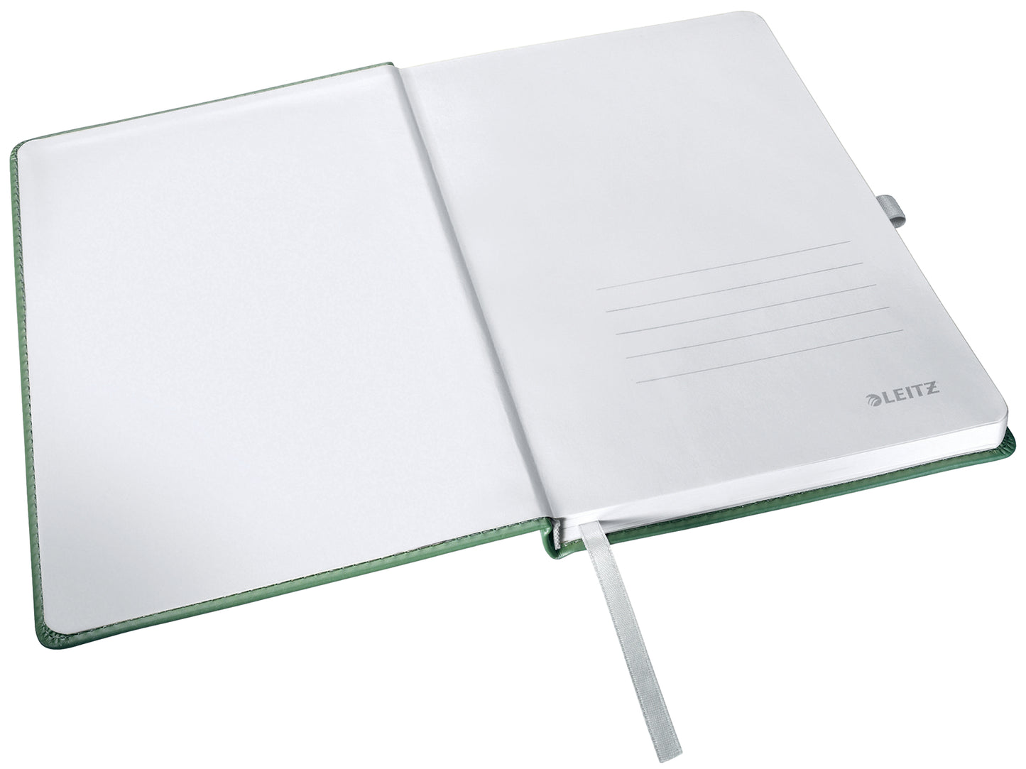 Notitieboek Leitz Style A5 met 160 lijntjes, pen- en vakhouder in groen - 3