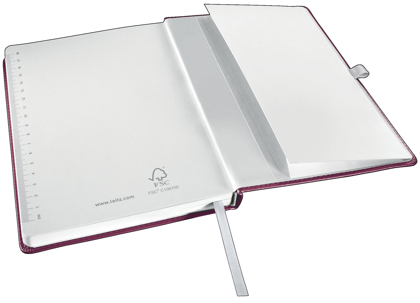 Notitieboek Leitz Style A5 160 pagina's, rood - 4