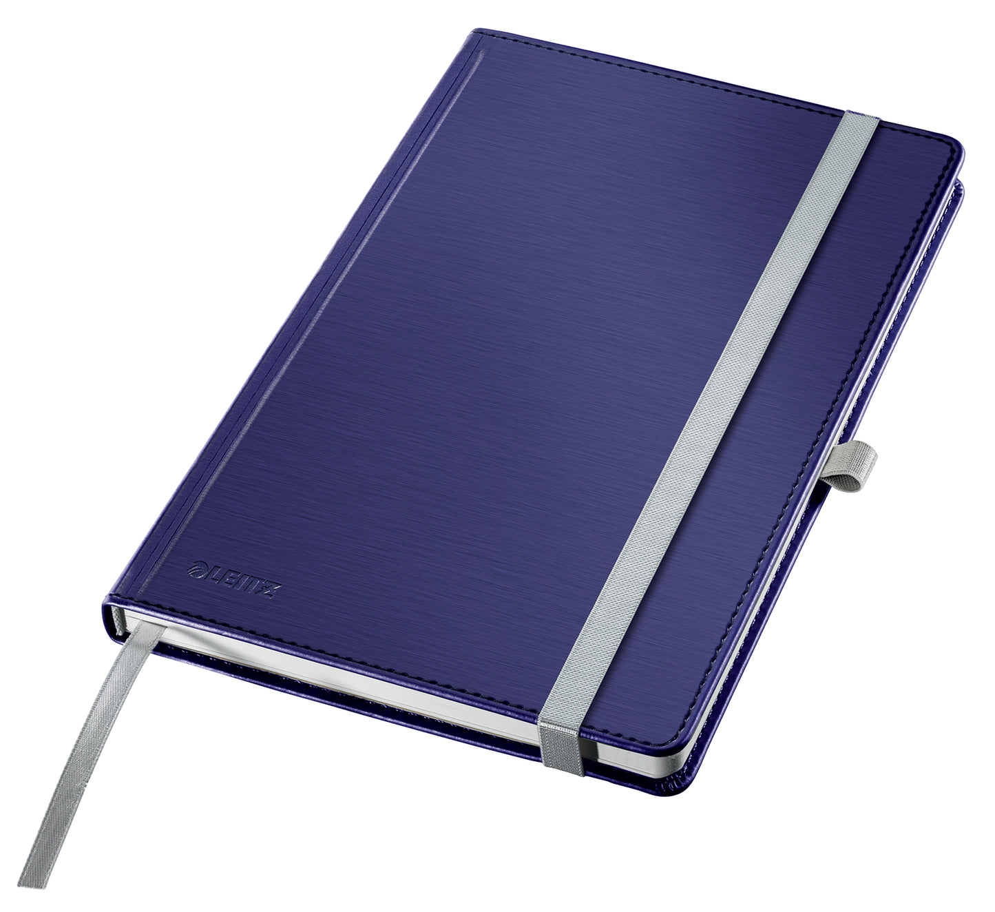 Notitieboek Leitz Style A5 lijn 160 pagina's blauw