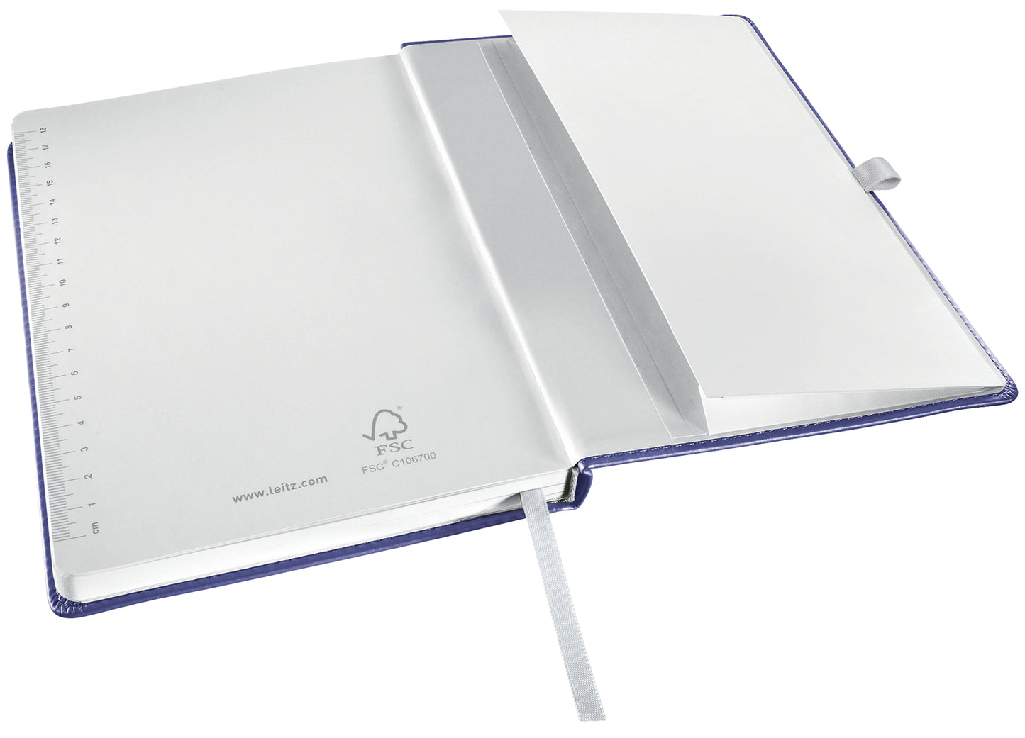 Notitieboek Leitz Style A5 lijn 160 pagina's blauw - 4